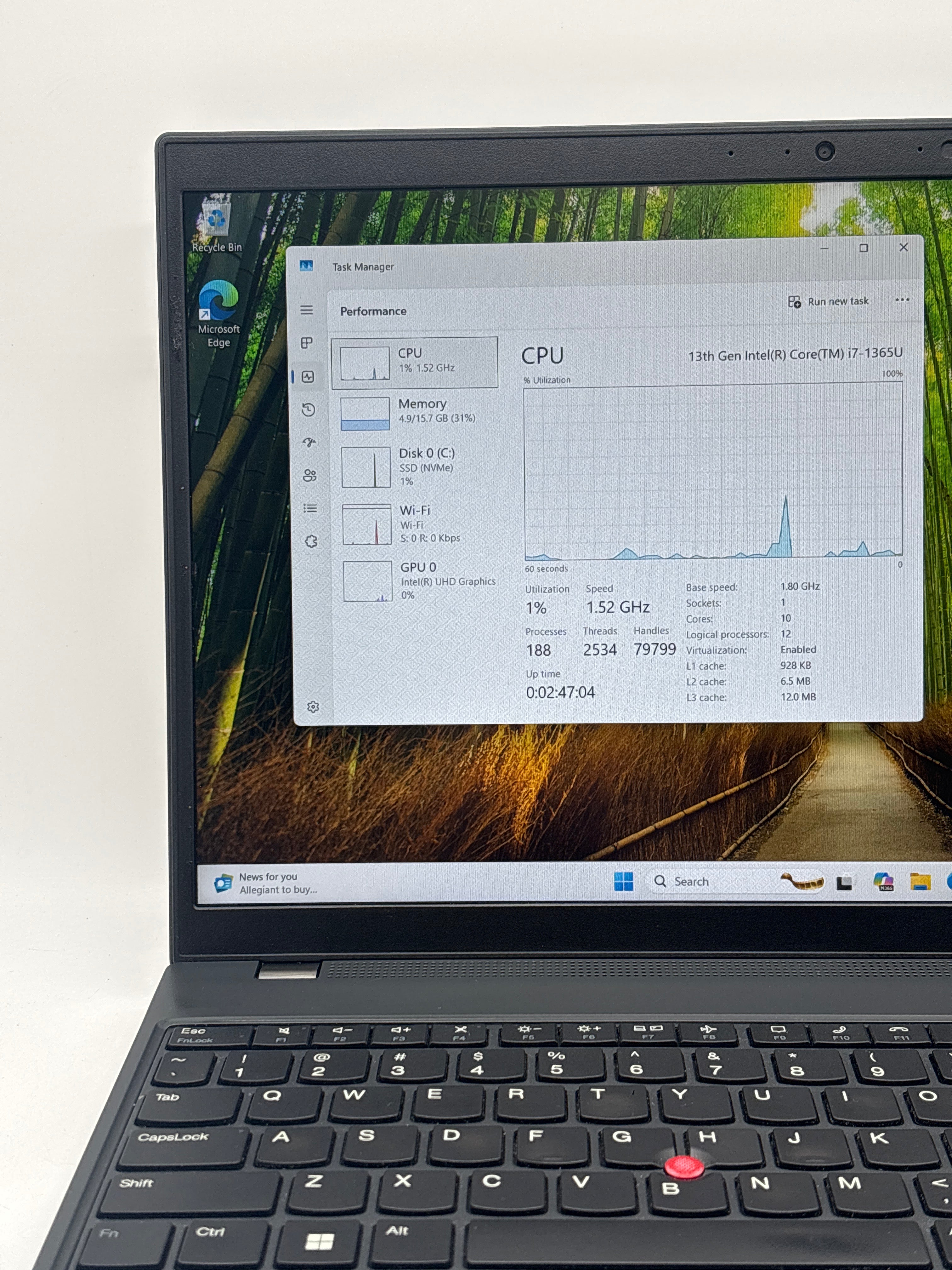 Lenovo ThinkPad L15 Gen 4 i7-1365U 32GB RAM 1TB SSD