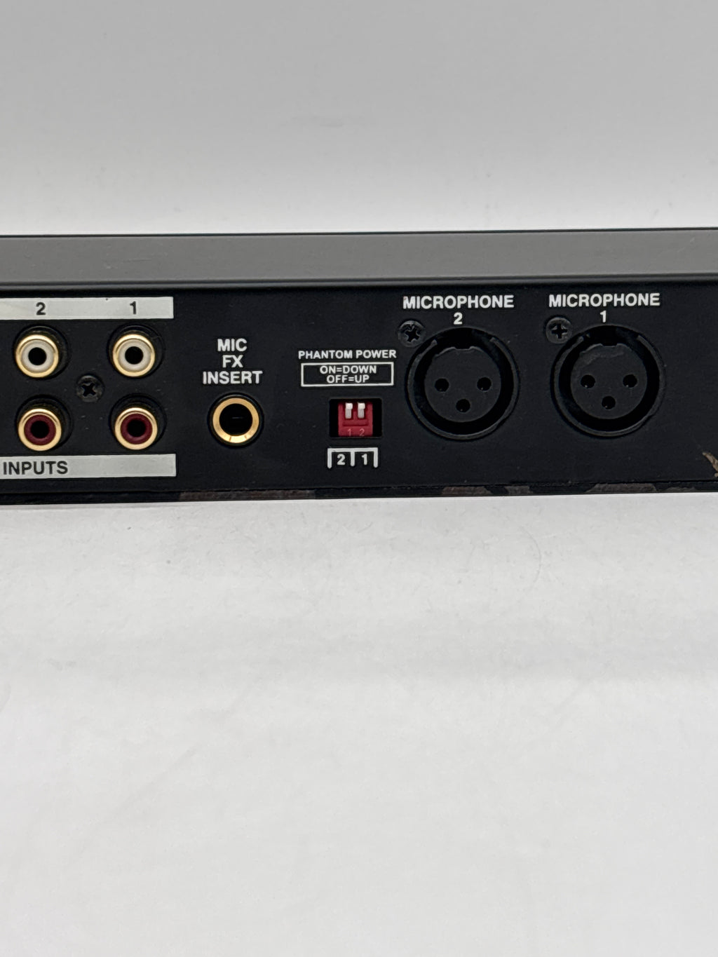Rolls RM69 MixMate 3 Mixer Amplifier 2 Channels 4 Sources Black Used