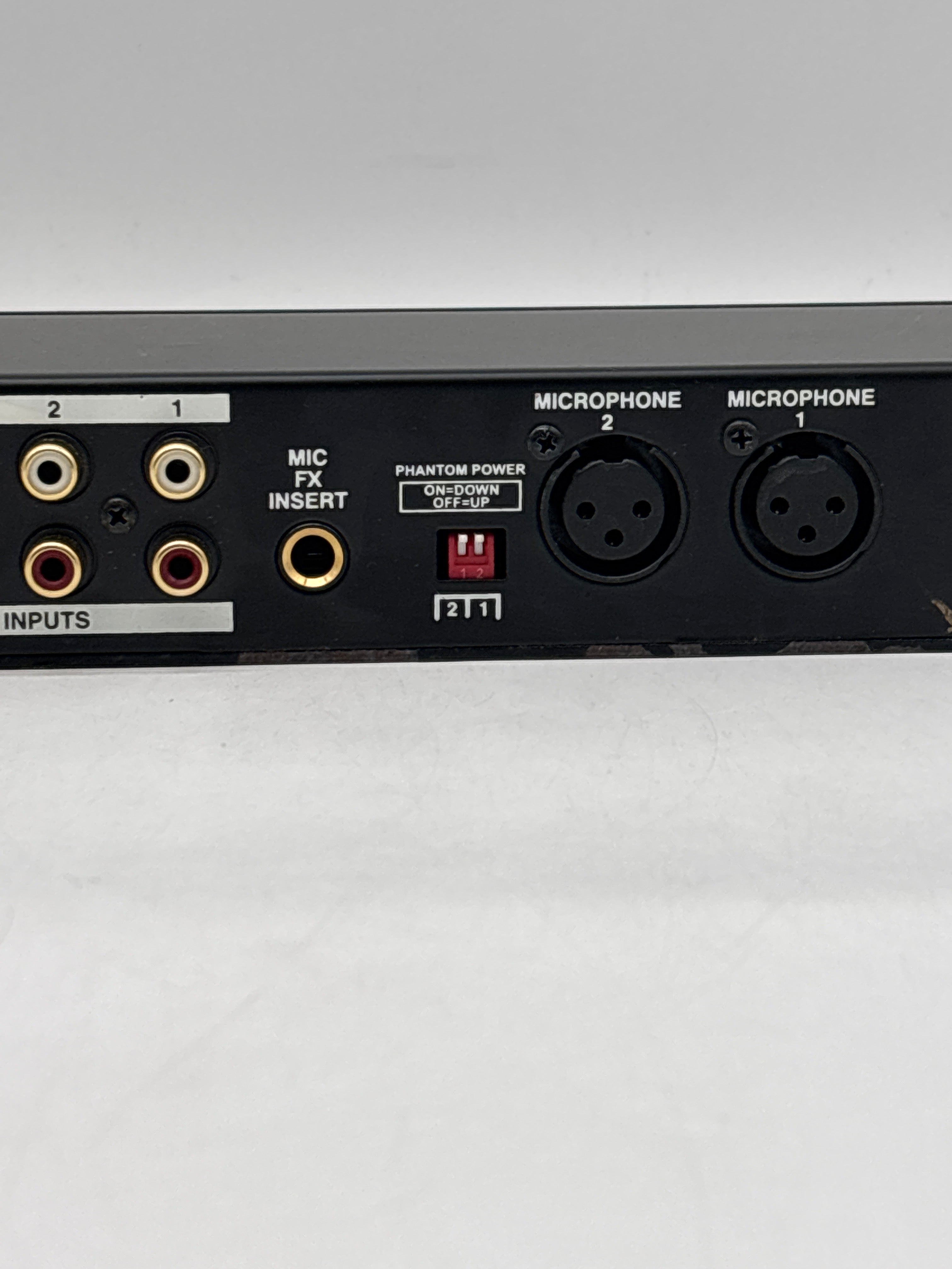 Rolls RM69 MixMate 3 Mixer Amplifier 2 Channels 4 Sources Black Used