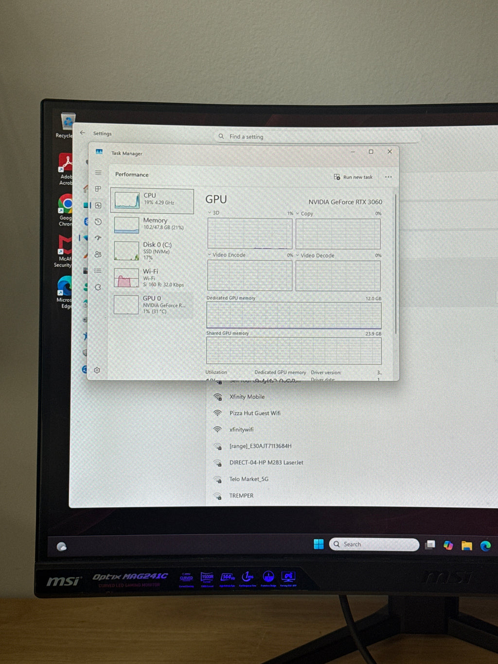 HP Omen 30L Ryzen 5 5600G 48GB RAM 1TB SSD RTX 3060 - Used