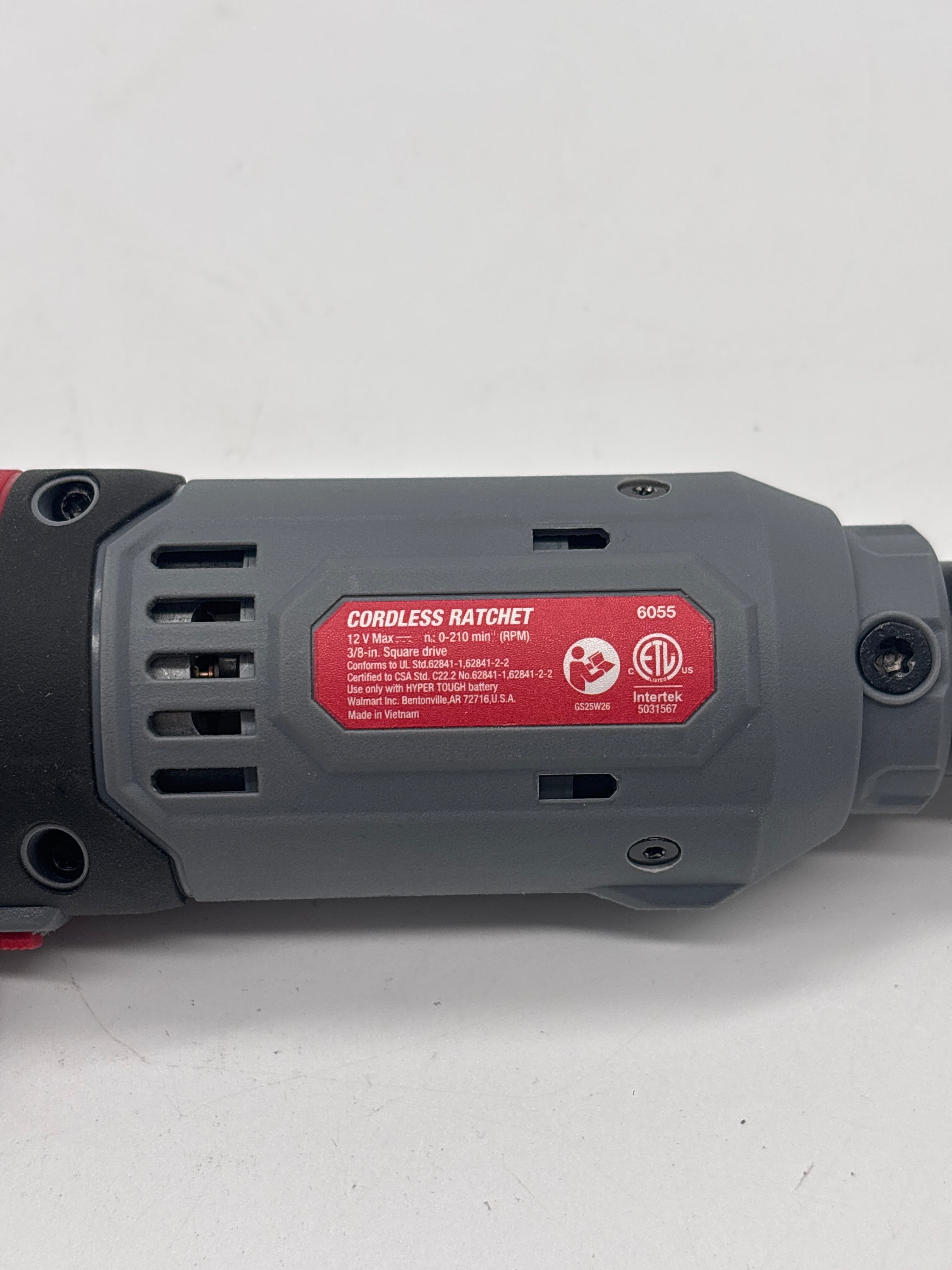 Hyper Tough Cordless Ratchet 3/8 inch 6055 - With Battery & Charger