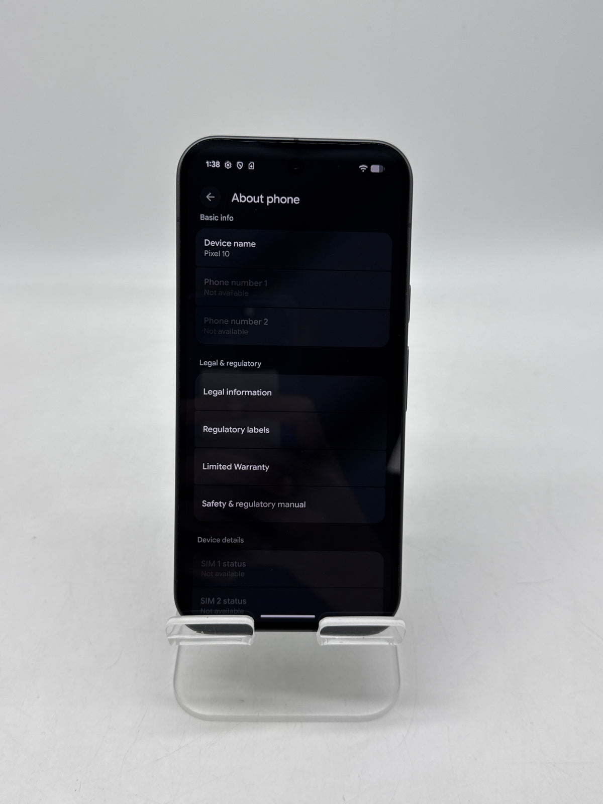 Google Pixel 10 128GB Obsidian Verizon Only - Used