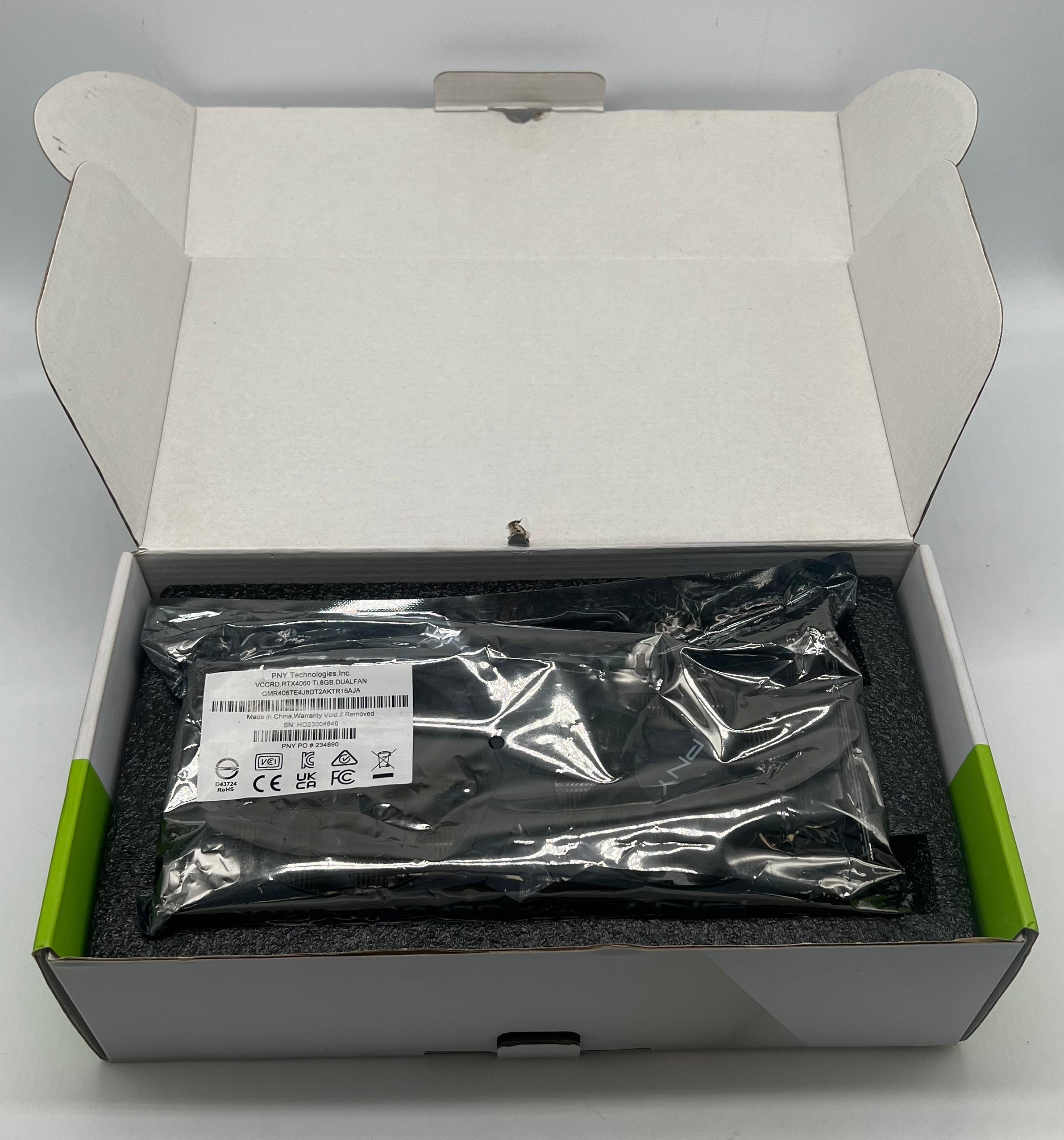PNY GeForce RTX 4060 Ti VERTO Dual Fan 8GB GDDR6 Graphics Card - Used With Box