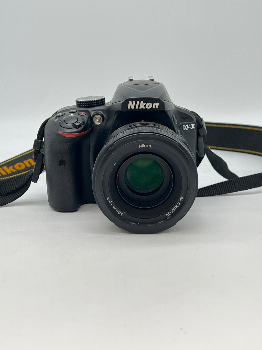Nikon D3400 Digital Camera 24.2MP With AF-S Nikkor 50mm - Used