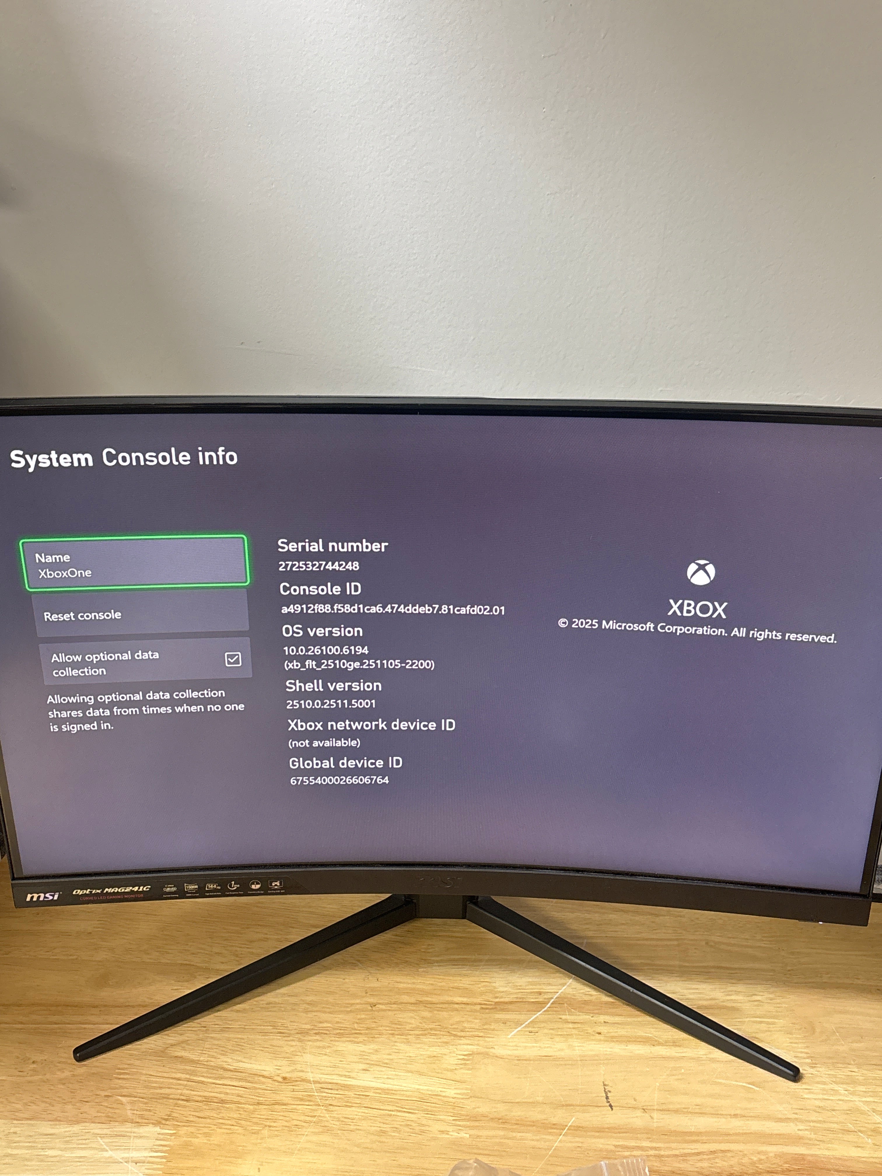 Microsoft Xbox One 1540 500GB Home Console Black