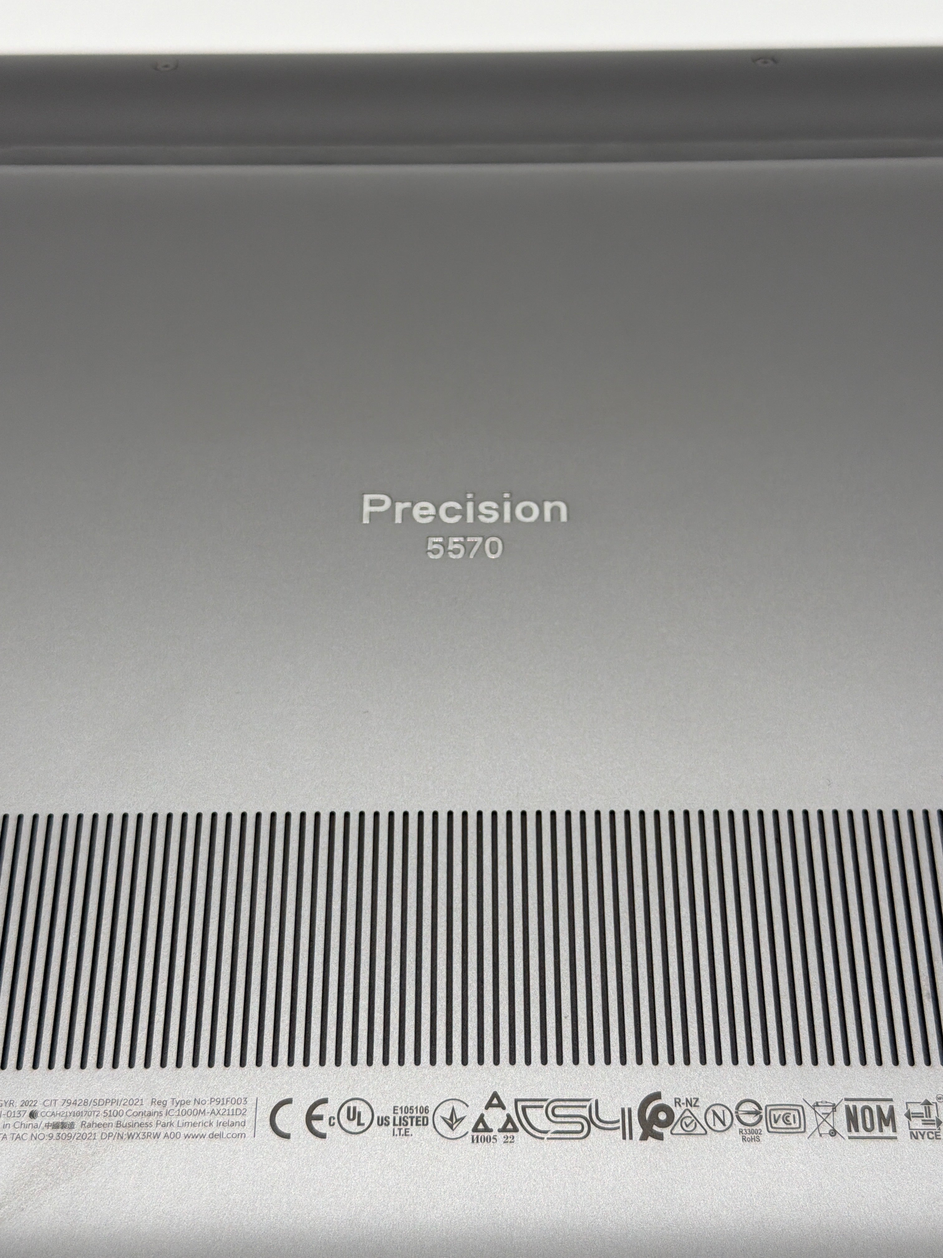 Dell Precision 5570 15.6" i9-12900H 32GB RAM 1TB SSD RTX A2000 Used