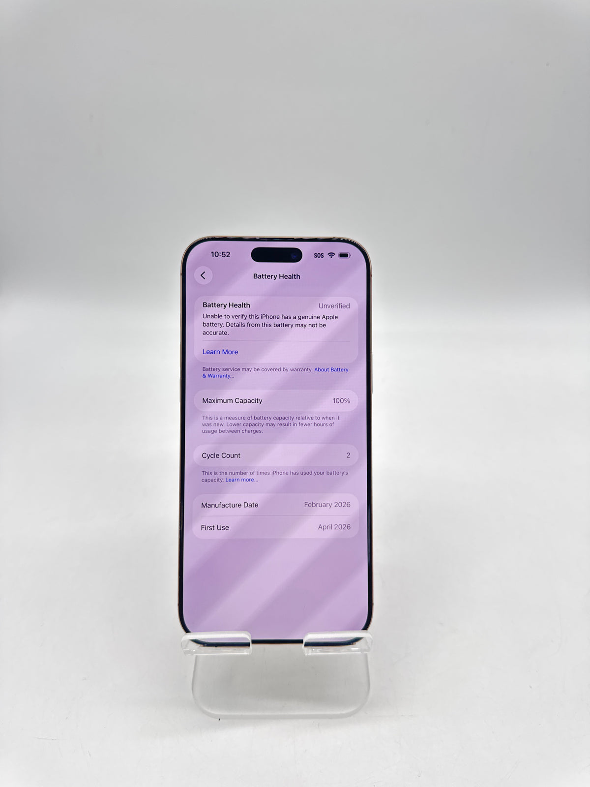 Apple iPhone 16 Pro Max 6.9in A3084 1TB Factory Unlocked Desert Titanium - READ