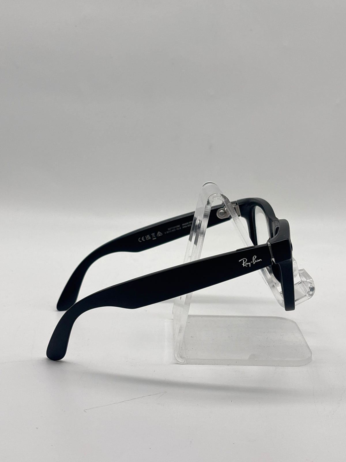 Ray-Ban Meta Wayfarer Smart Glasses RW4008 Matte Black Clear Lenses - Used