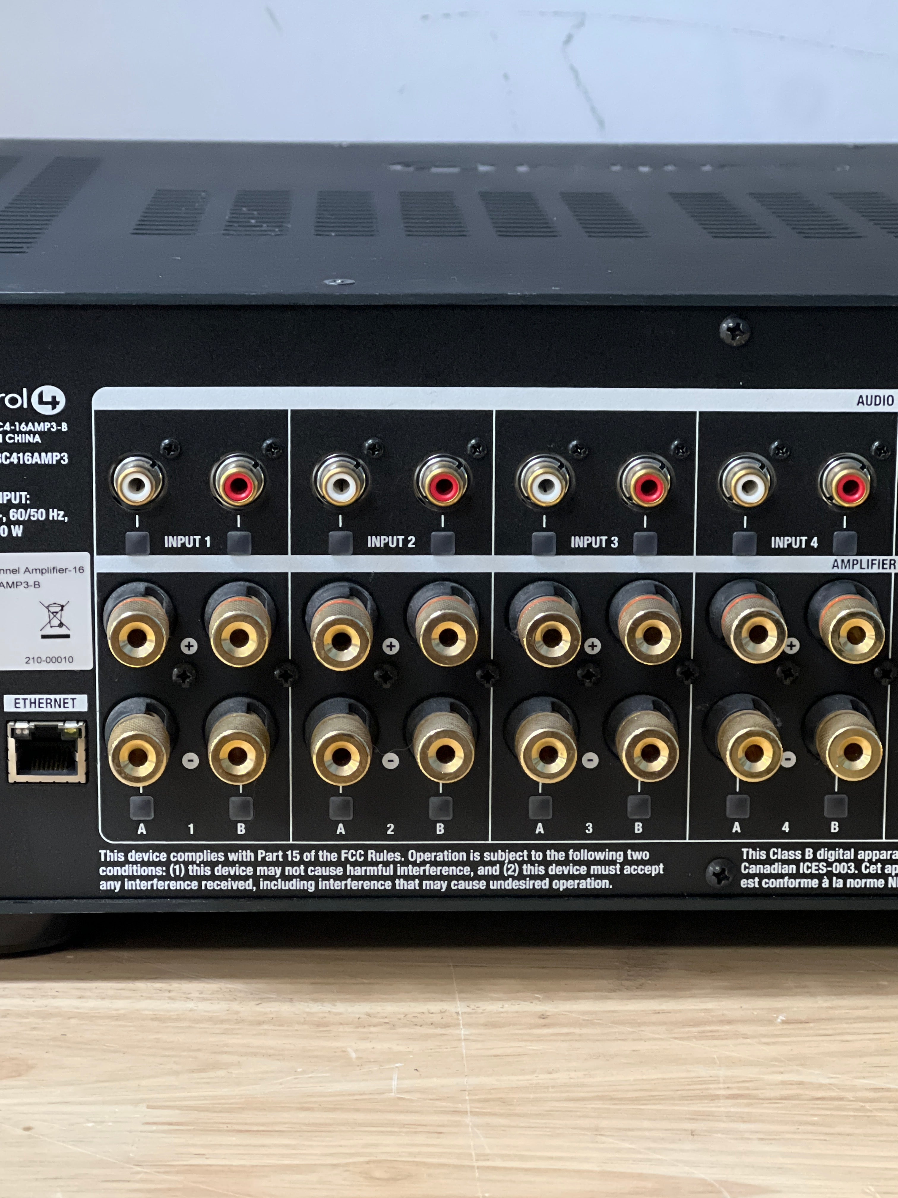 Control4 Amplifier C4-16AMP3-B 8 Zone 16 Channel Matrix - Working