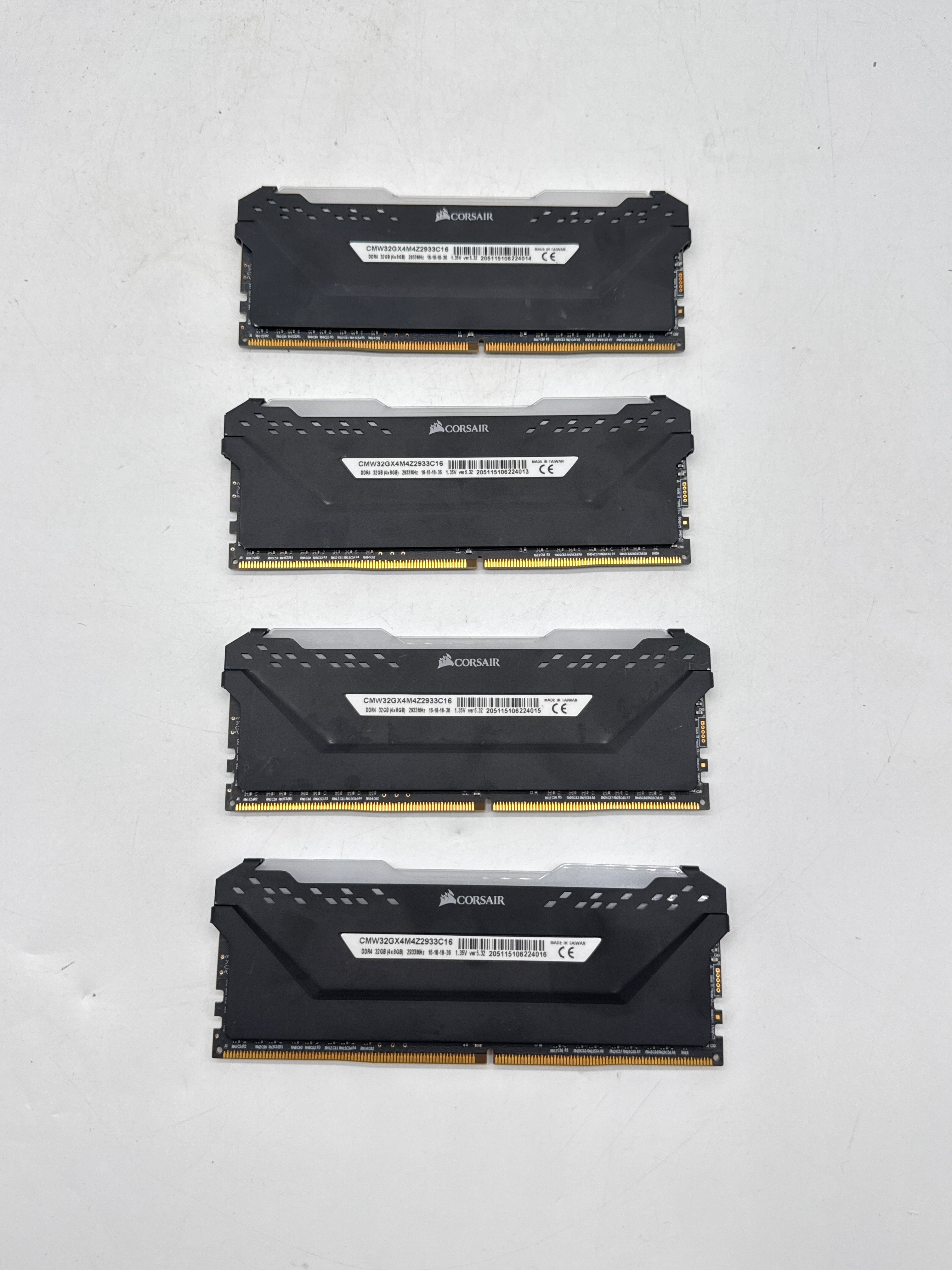 Corsair Vengeance RGB Pro 32GB 4x8GB DDR4-3200 - Used