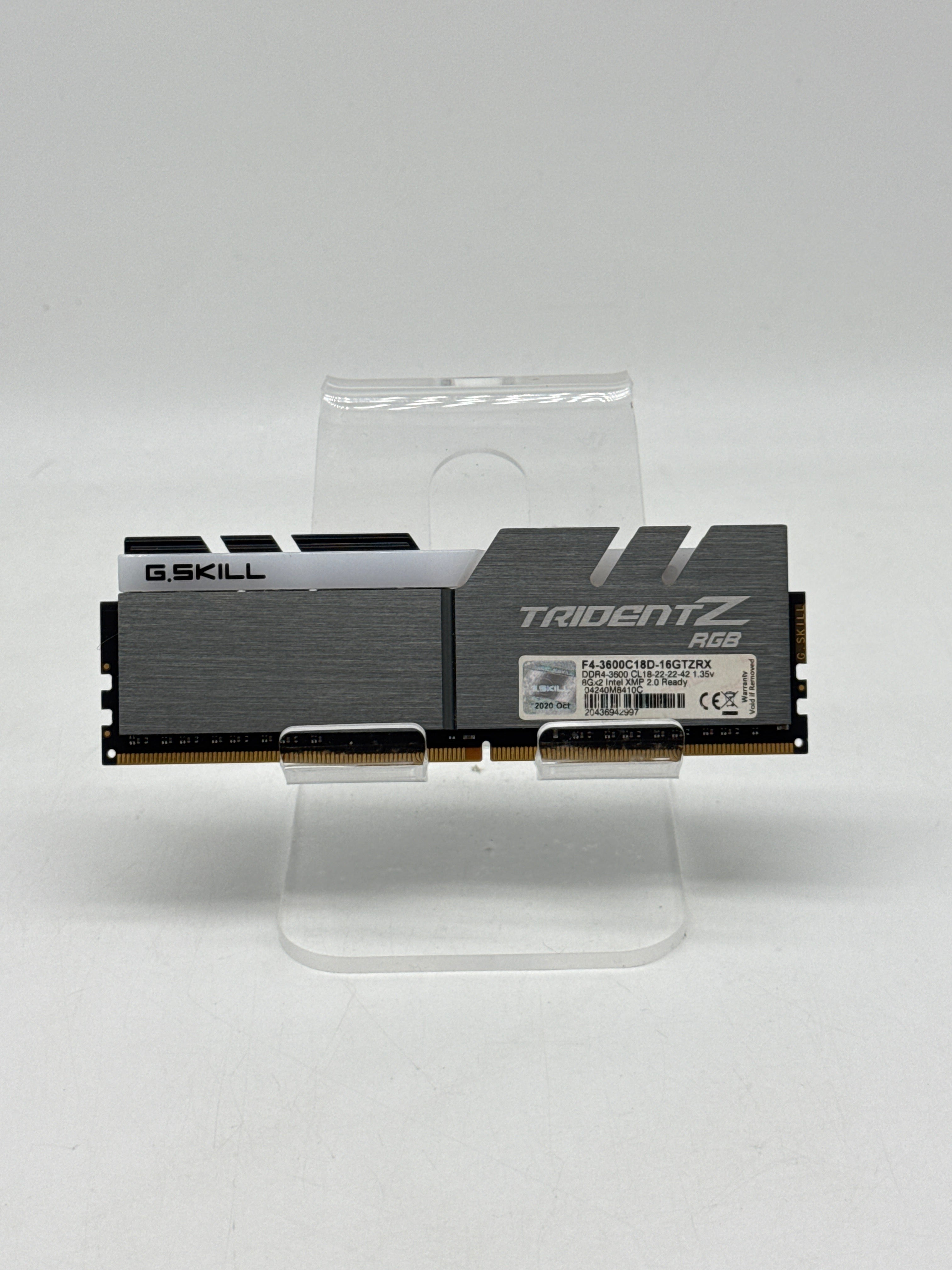 G.Skill Trident Z RGB 8Gx2 RAM DDR4 3600MHz F4-3600C18D-16GTZRX