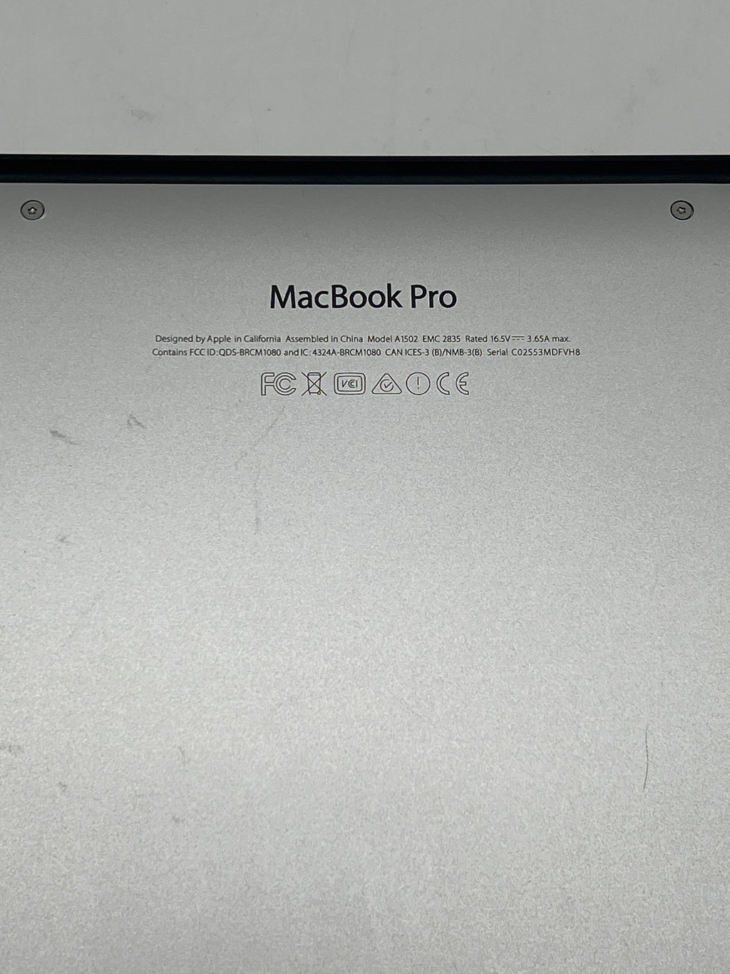 Apple MacBook Pro 13" A1502 i5 16GB RAM 512GB Flash Storage - Used