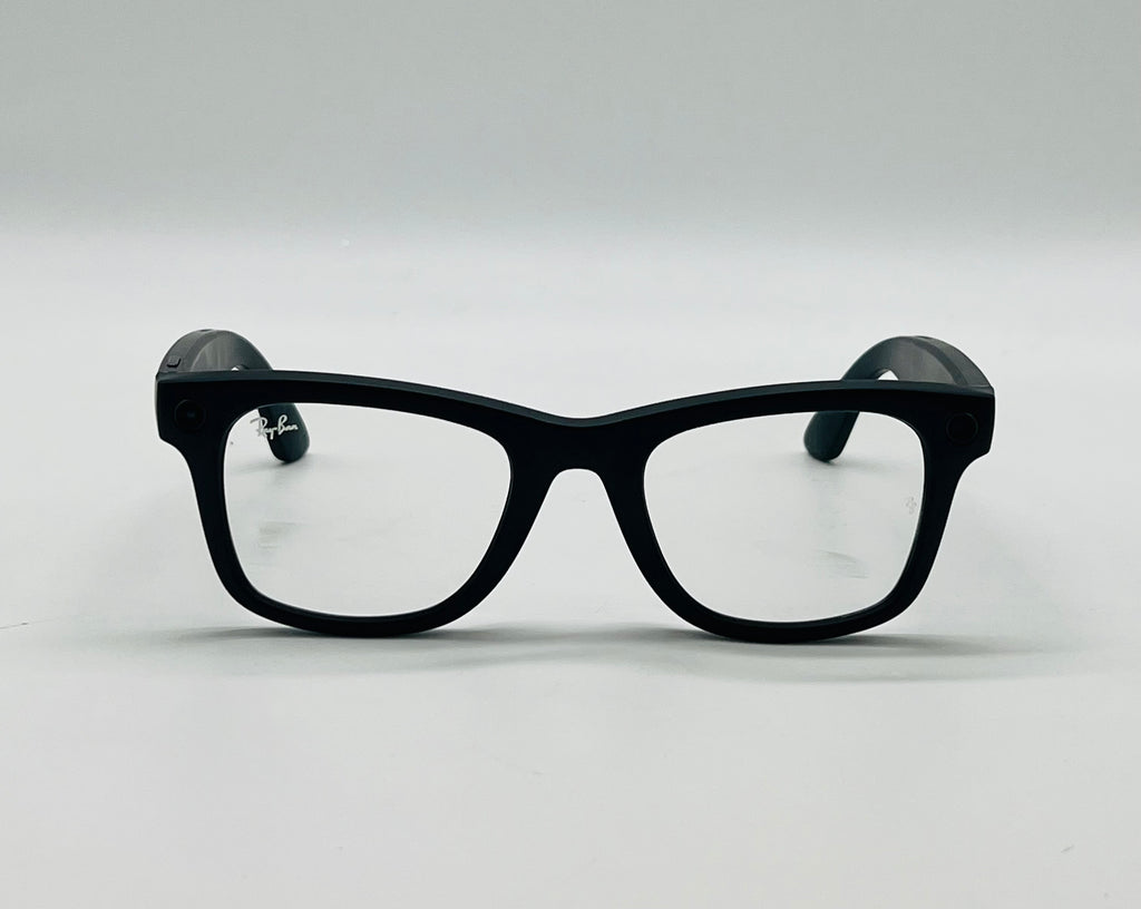 Ray-Ban Meta Wayfarer Smart Glasses, Black Polarized Lens - Used Good Condition