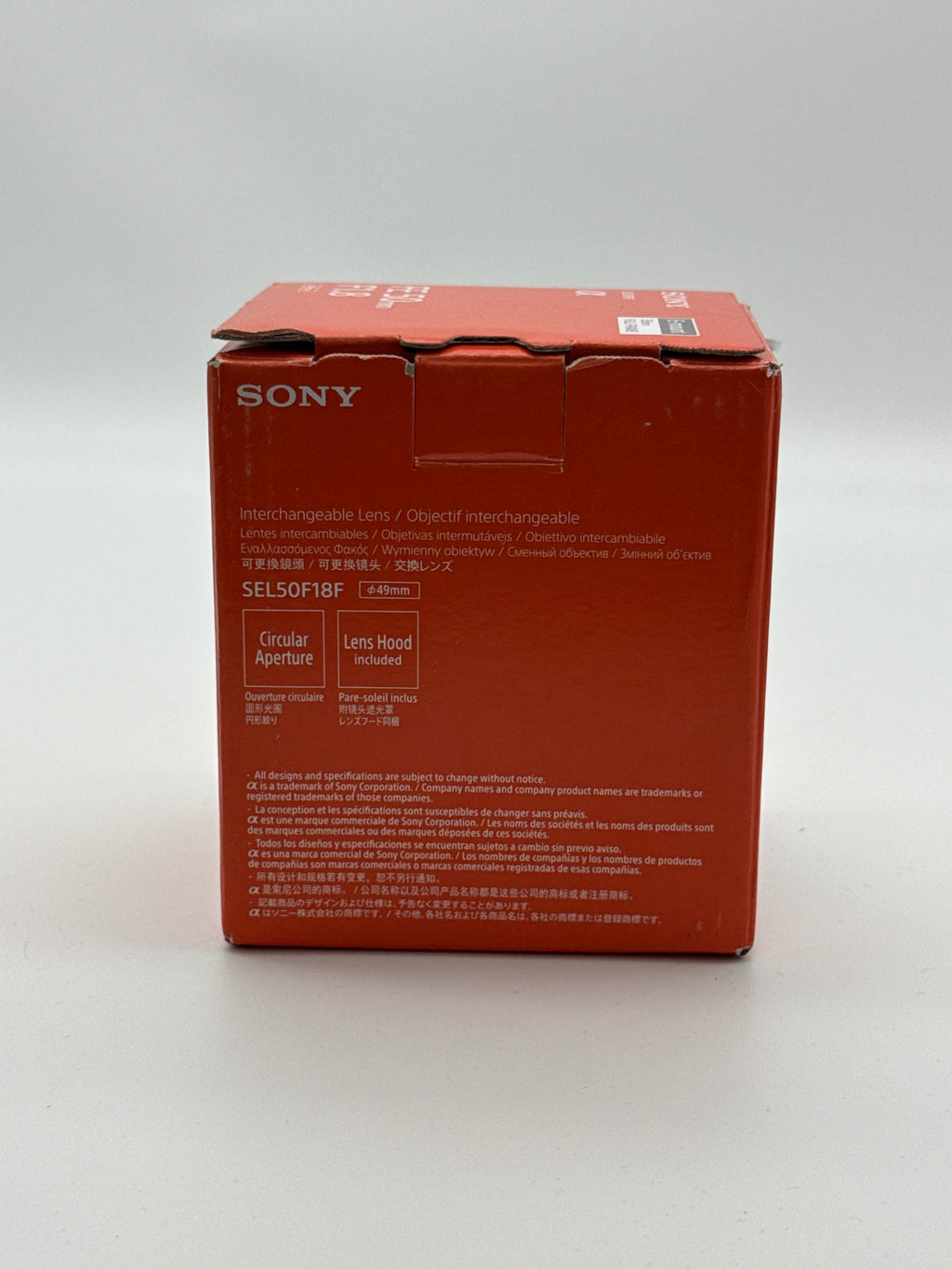 Sony FE 50mm f/1.8 SEL50F18F Prime Sony E Mount - New