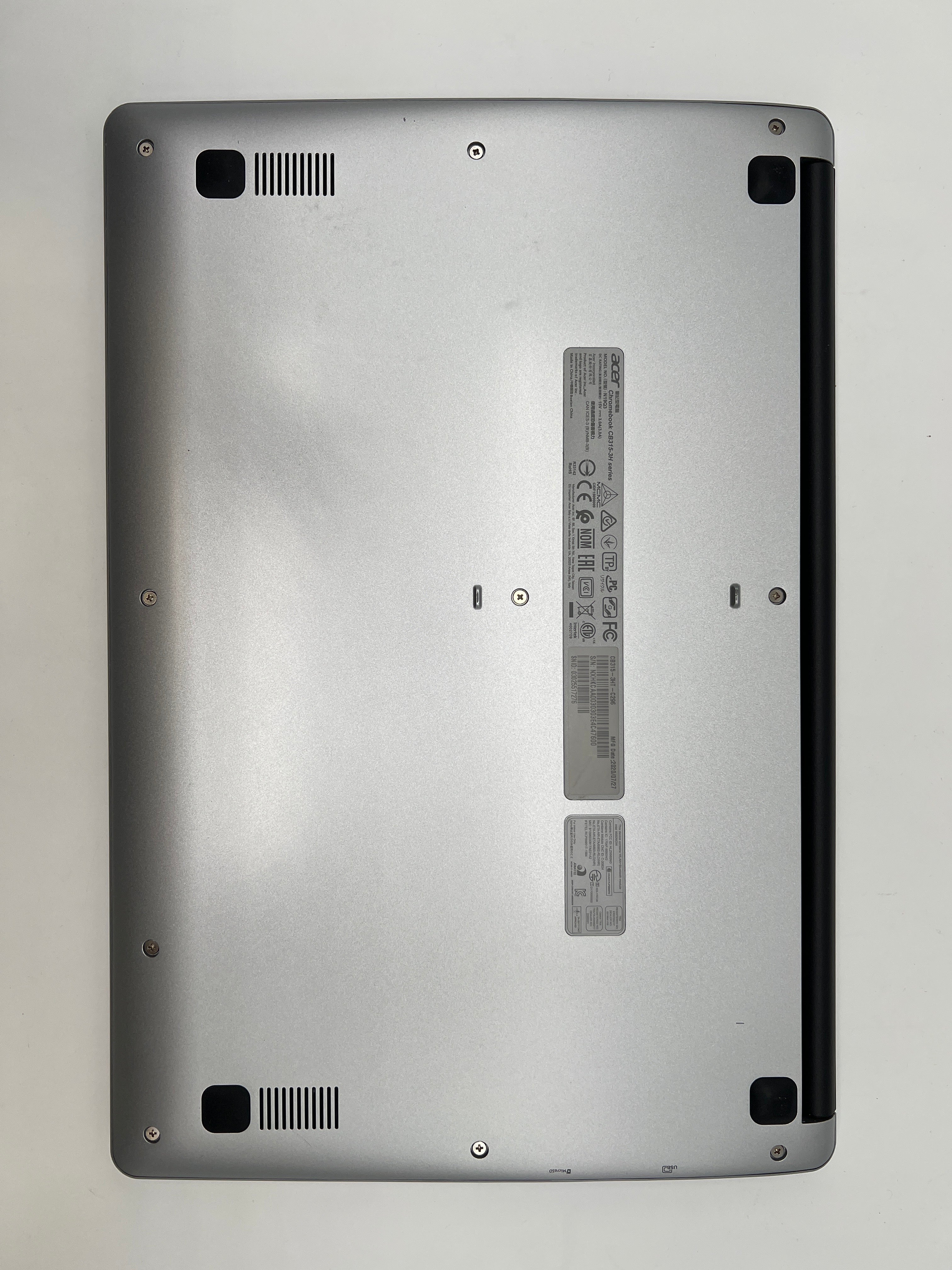 Acer Chromebook 315 CB315-3H Celeron N4020 4GB RAM 32GB SSD