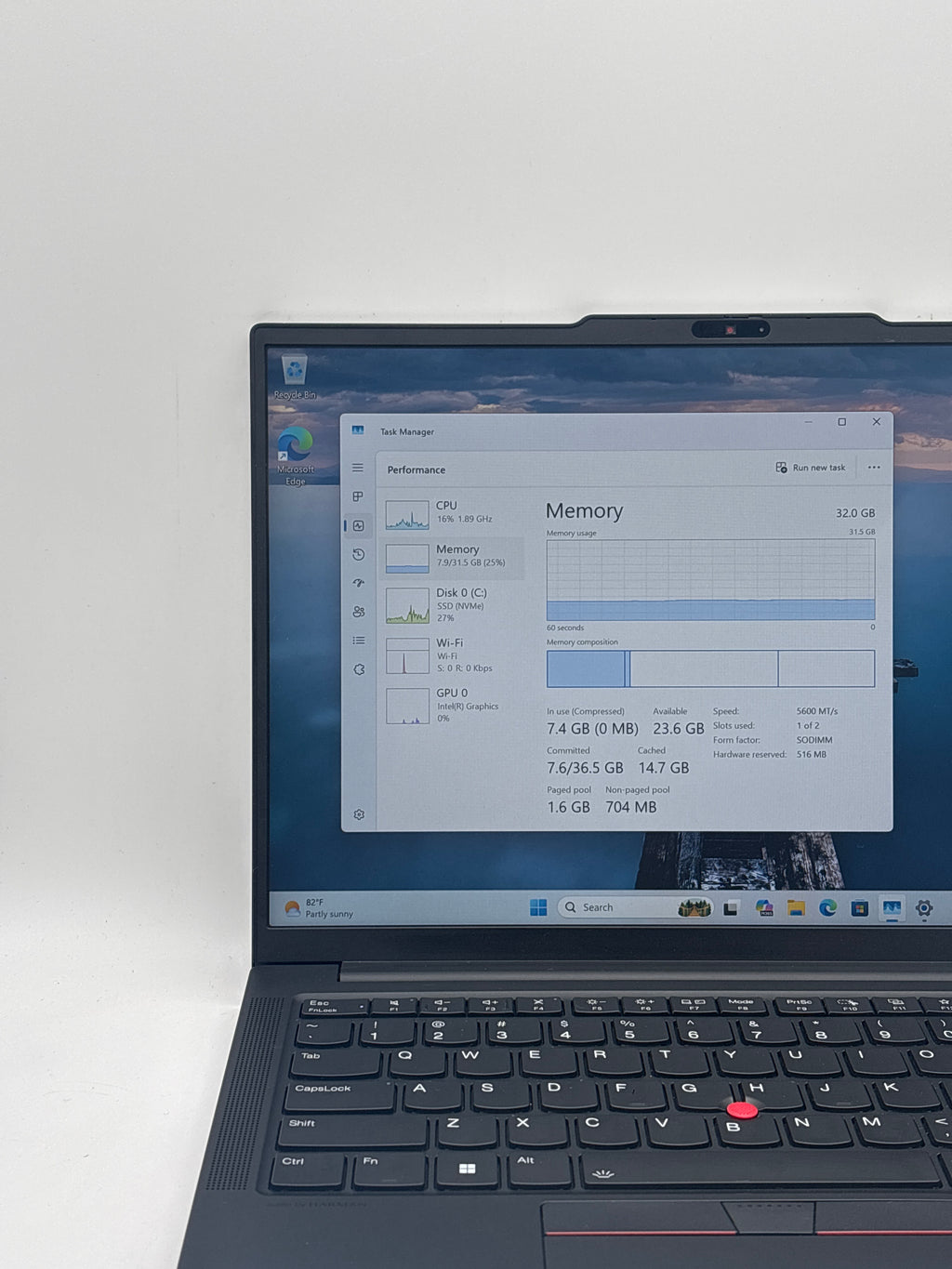 Lenovo Thinkpad E14 Gen 7 Touch Core 7 240H 32GB RAM 1TB SSD - Warranty