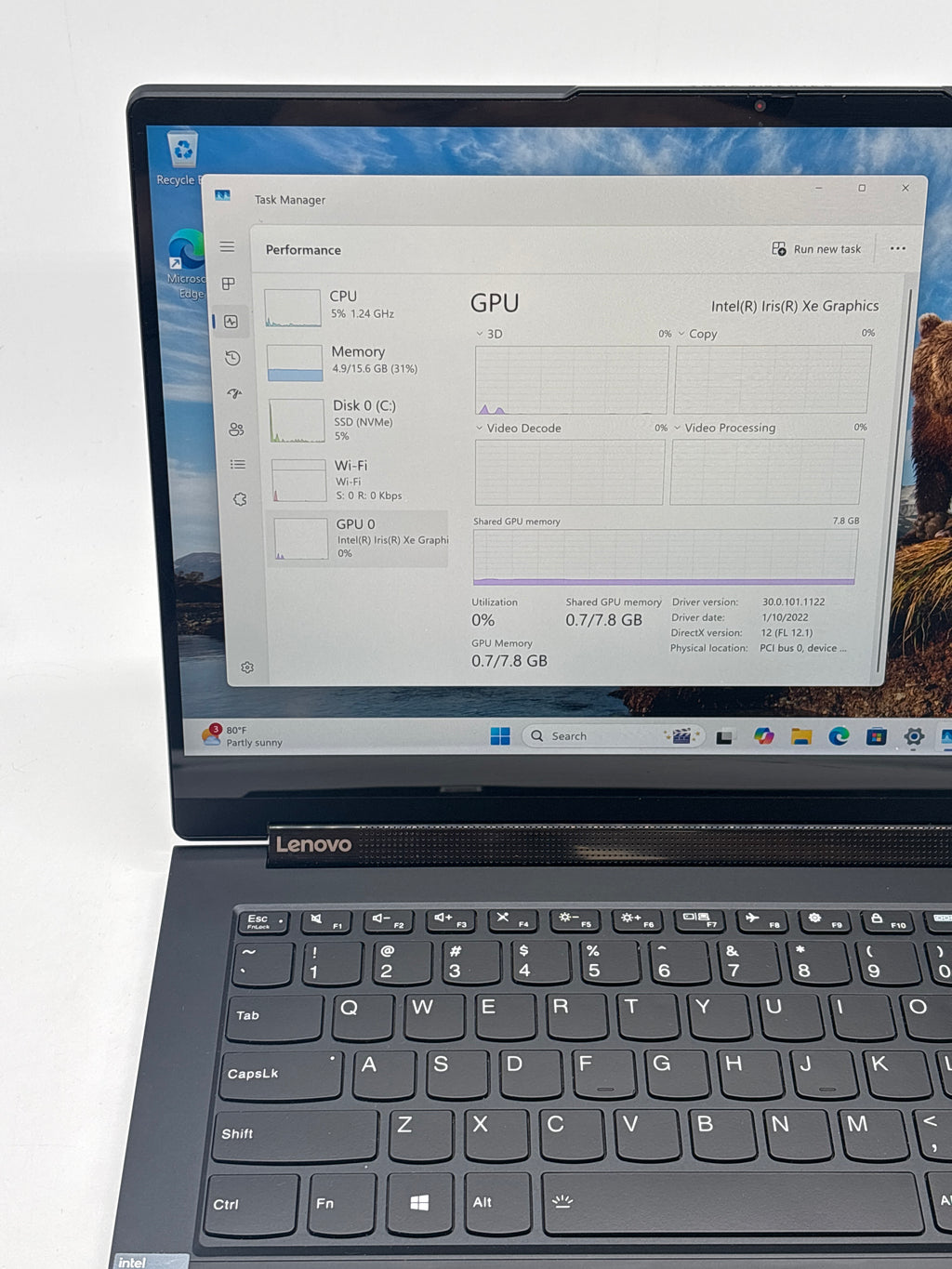 Lenovo Yoga 9 14ITL5 2-in-1 4K i7-1185G7 16GB RAM 512GB SSD