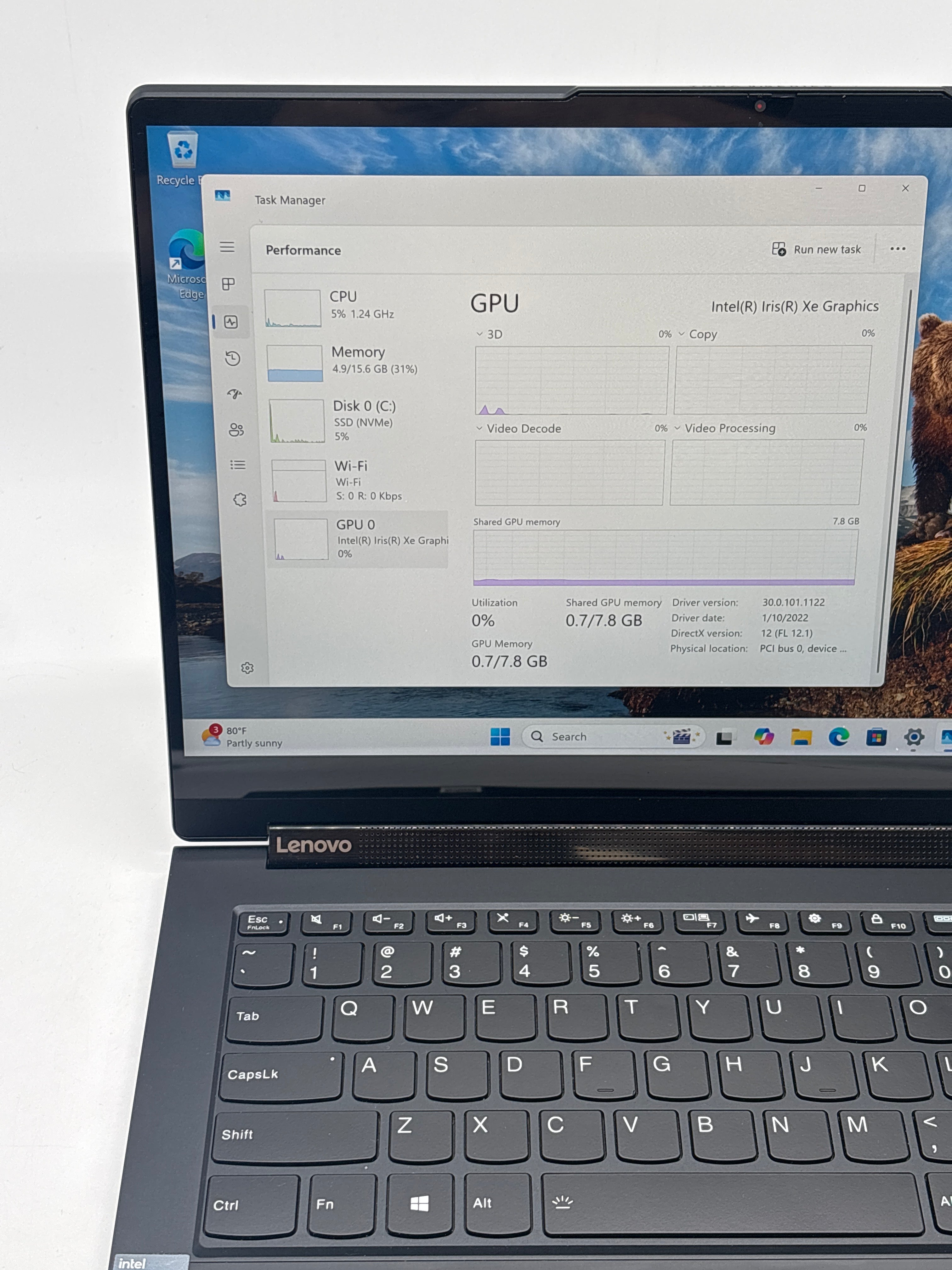 Lenovo Yoga 9 14ITL5 2-in-1 4K i7-1185G7 16GB RAM 512GB SSD