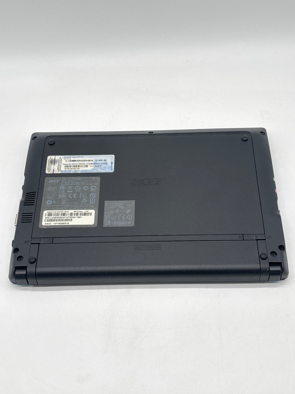 Acer Aspire One Intel Atom 1.60 GHz 1 GB RAM Blue For Parts (Read DESC)