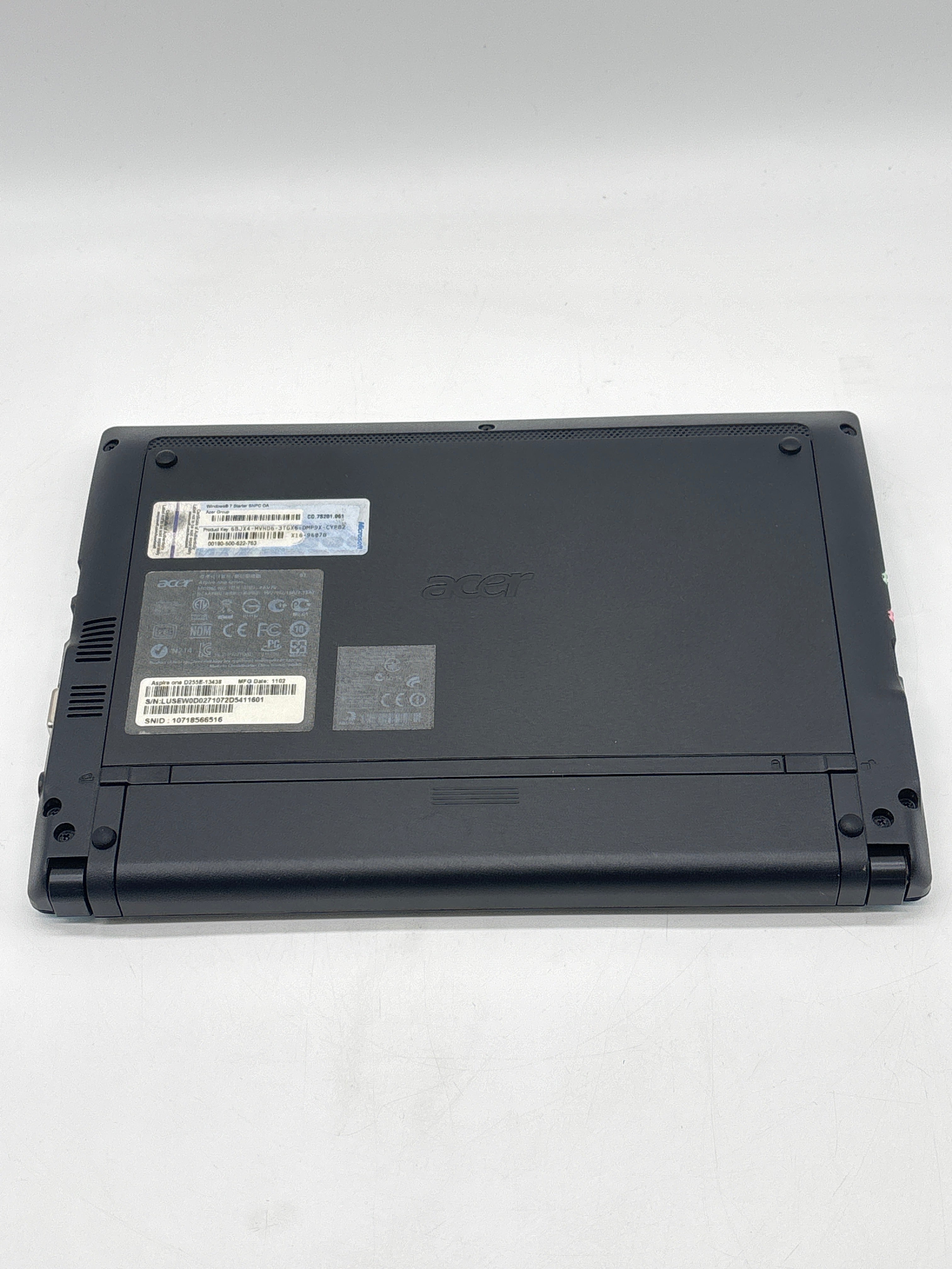 Acer Aspire One Intel Atom 1.60 GHz 1 GB RAM Blue For Parts (Read DESC)