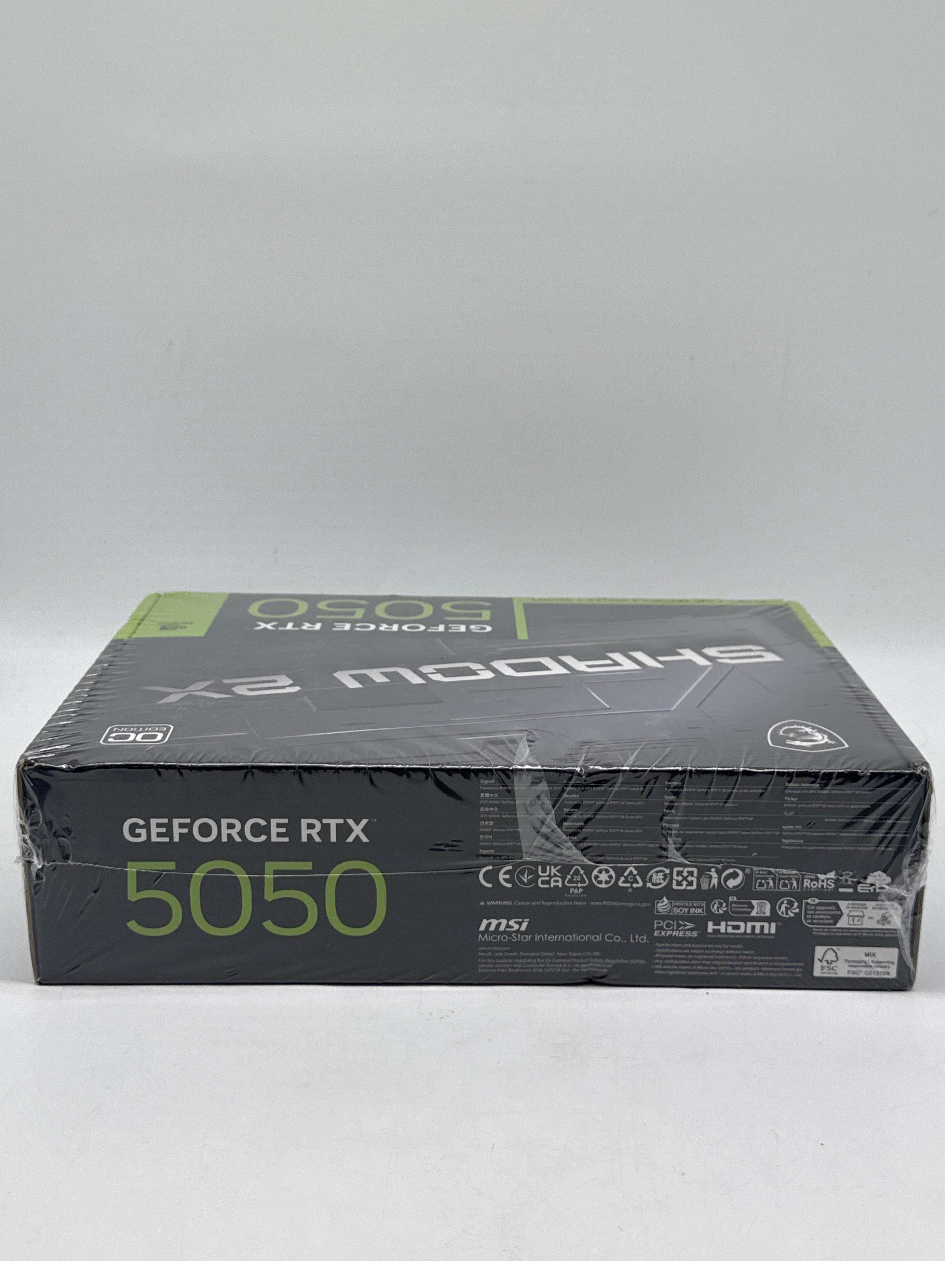 MSI GeForce RTX 5050 Shadow 2X Graphics Card 8GB GDDR6 OC Edition - New In Box
