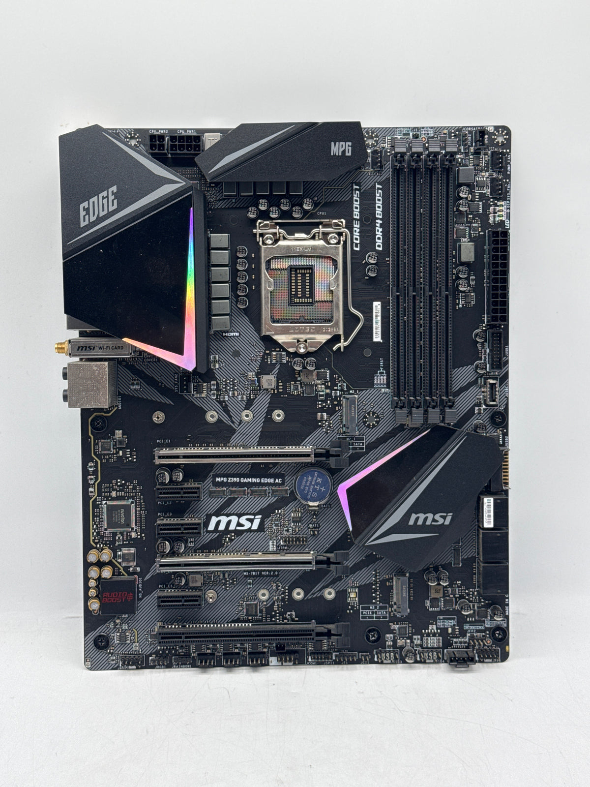 MSI MPG Z390 Gaming Edge AC LGA 1151 ATX Motherboard - Used