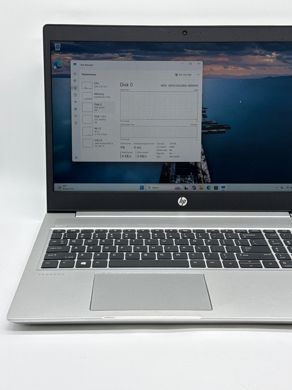 HP ProBook 455R G6 AMD Ryzen 5 3500U 32GB RAM 512GB