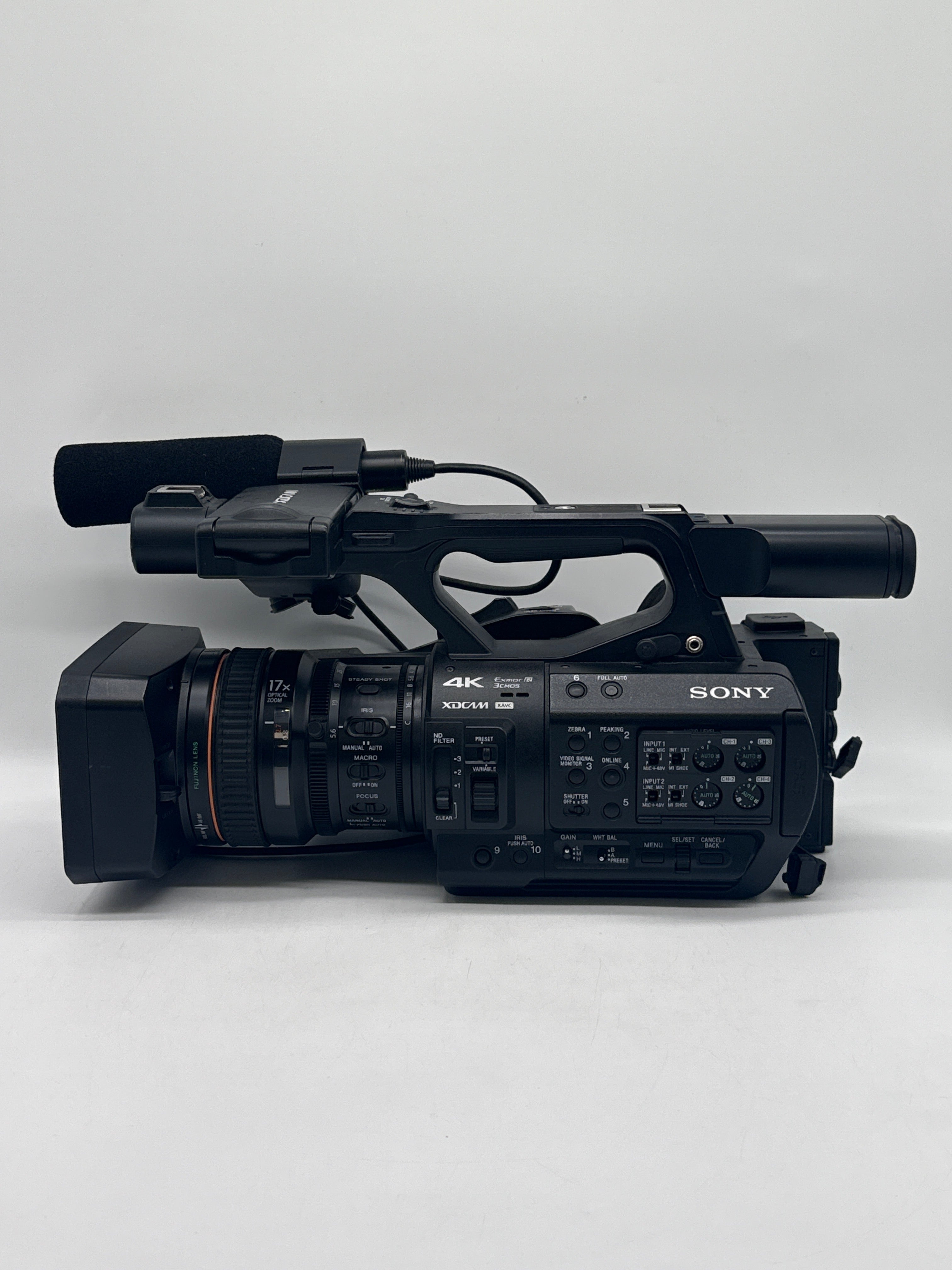 Sony PXW-Z280V 4K UHD Professional Camcorder 17x Zoom - 409 Hours