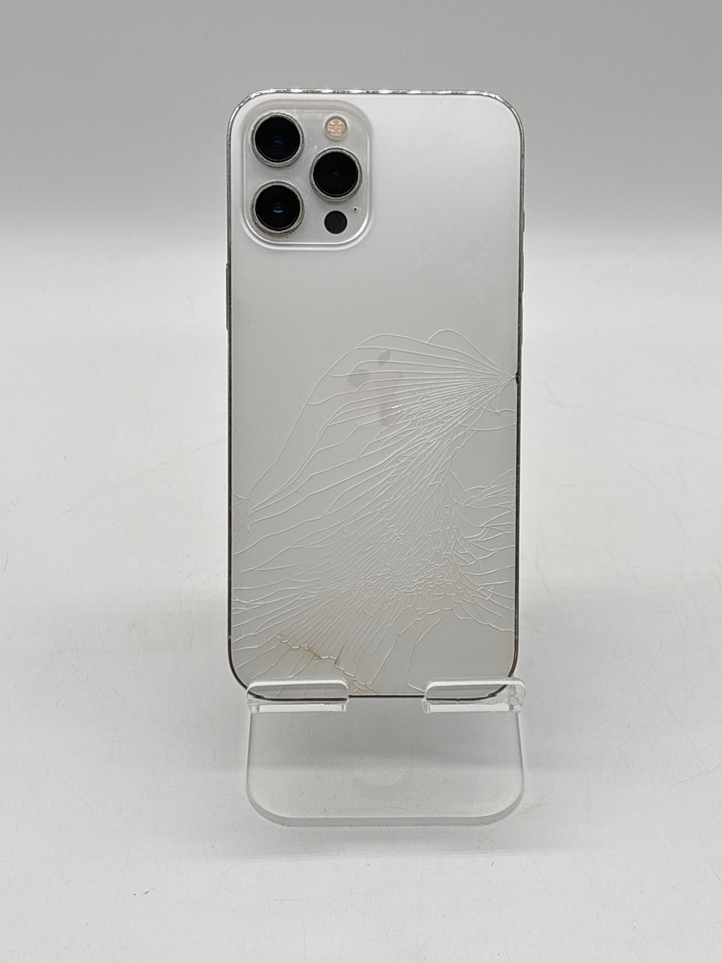 Apple iPhone 12 Pro Max 512 GB Unlocked White - For Parts (Cracked Back, overheating)