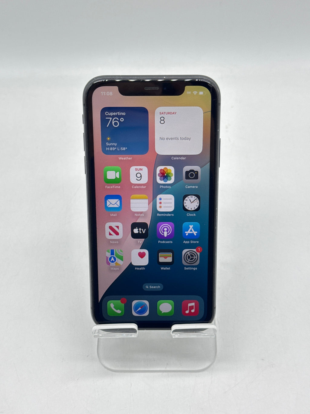 Apple iPhone 11 6.1in A2111 64GB Network Unlocked Black - Screen Damage