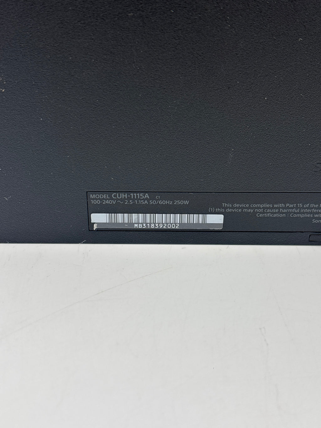 Sony PlayStation 4 CUH-1115A 500GB Home Console Black - For Parts (Safe Mode)