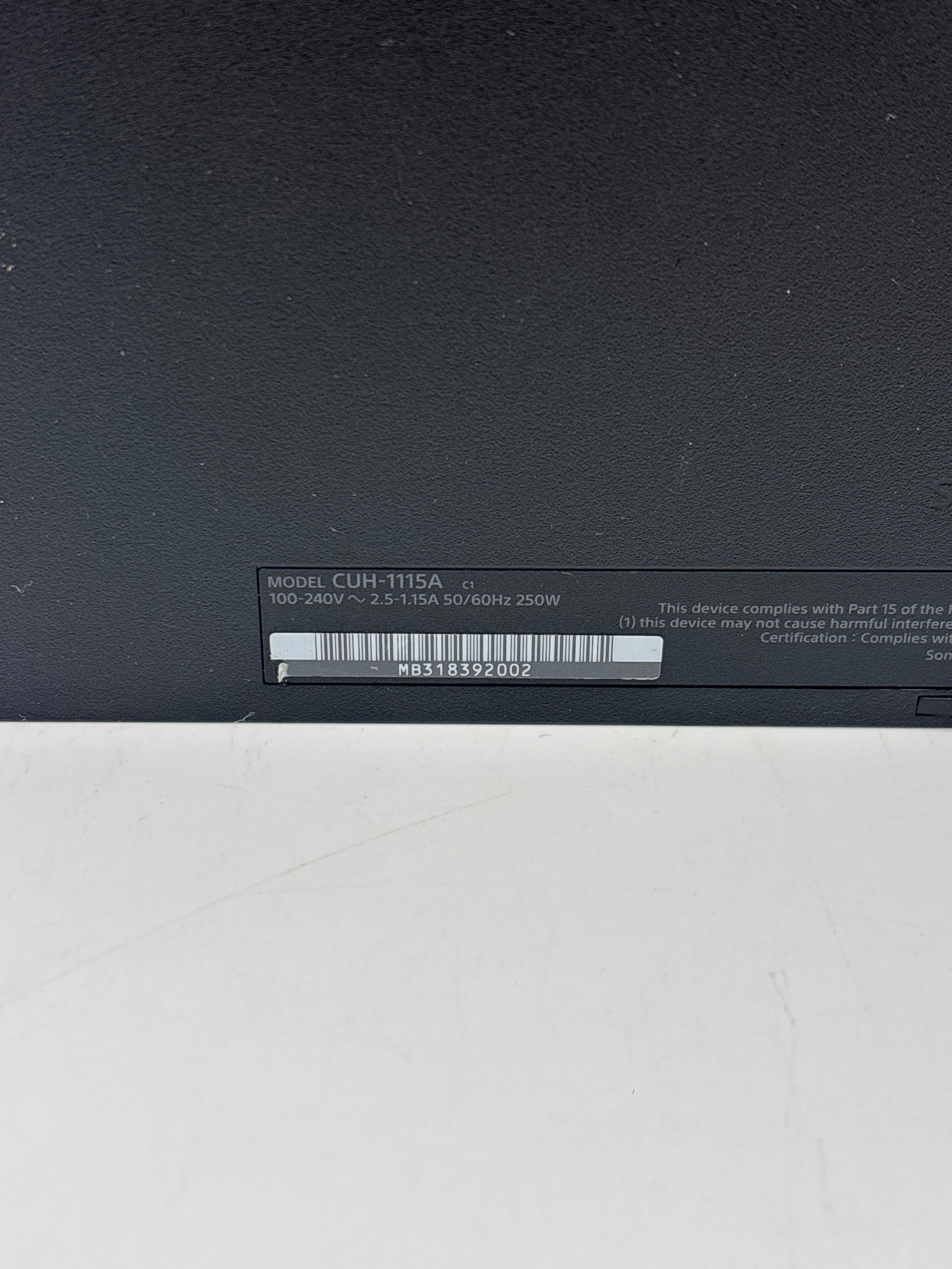 Sony PlayStation 4 CUH-1115A 500GB Home Console Black - For Parts (Safe Mode)