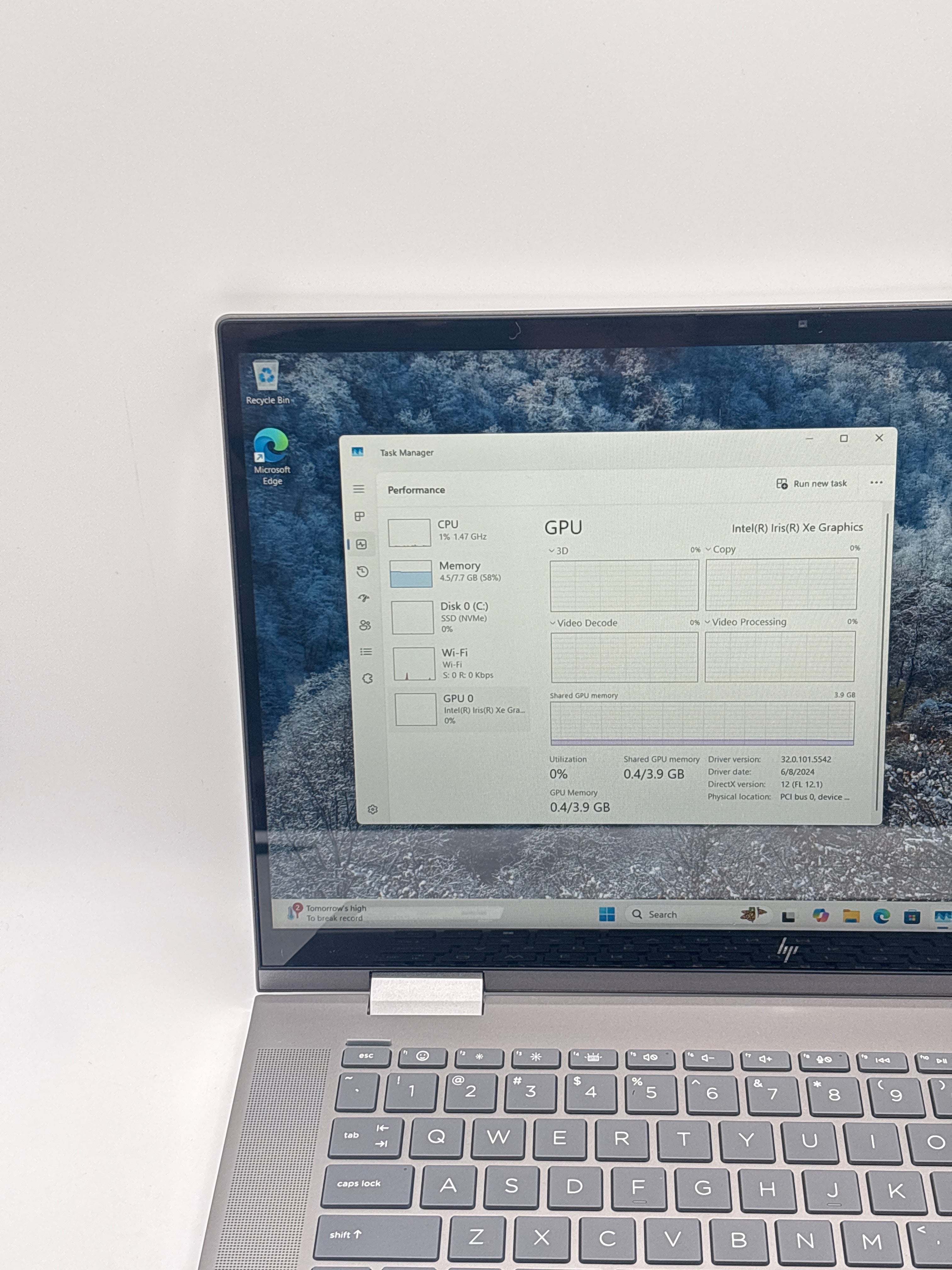 HP Envy x360 2-in-1 i5-1335u 8GB RAM 512GB SSD Gray - Used