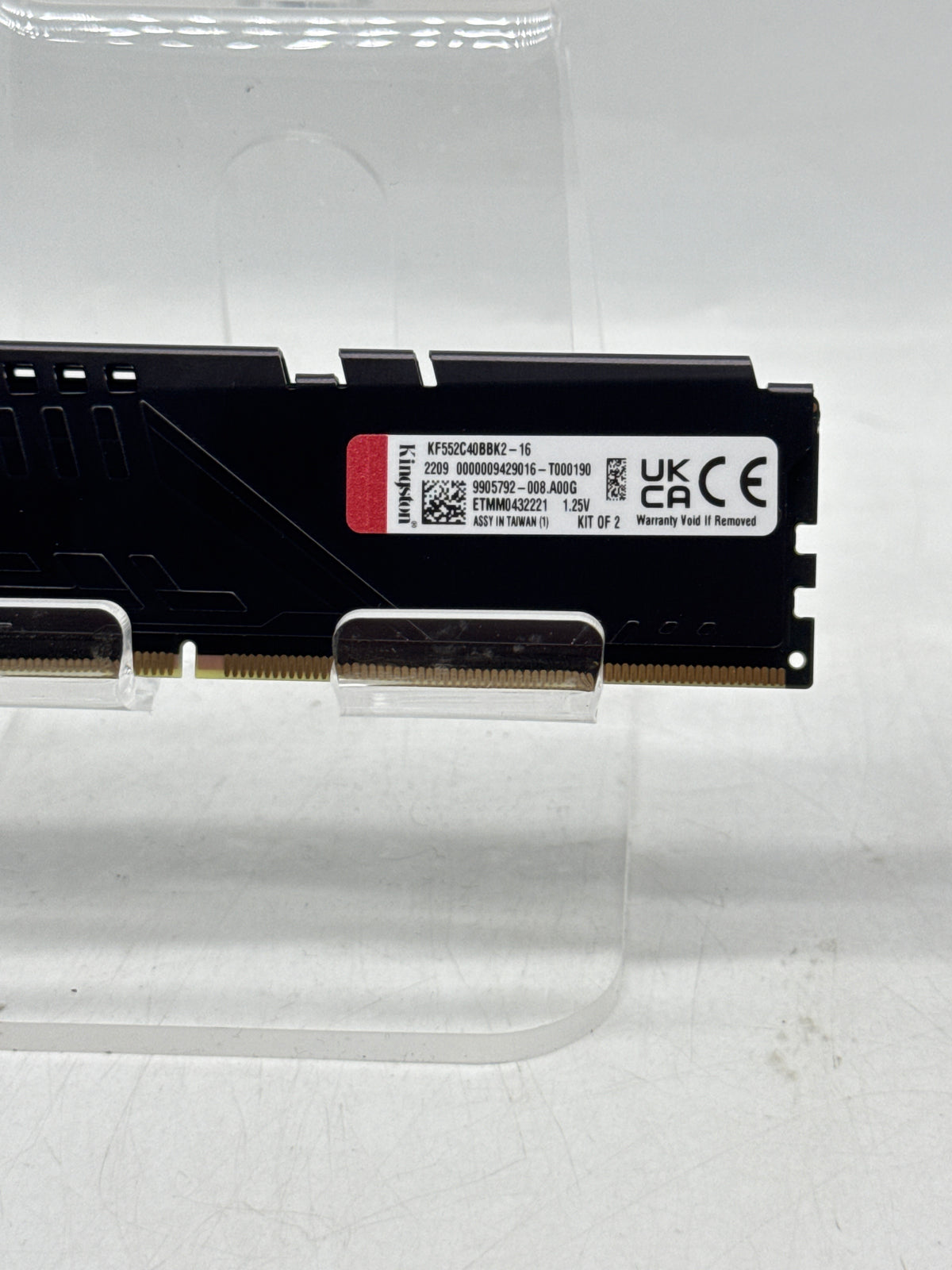 Kingston FURY Beast KF552C40BBK2-16 16GB 2x8GB DDR5 5200MT CL40 - Open Box