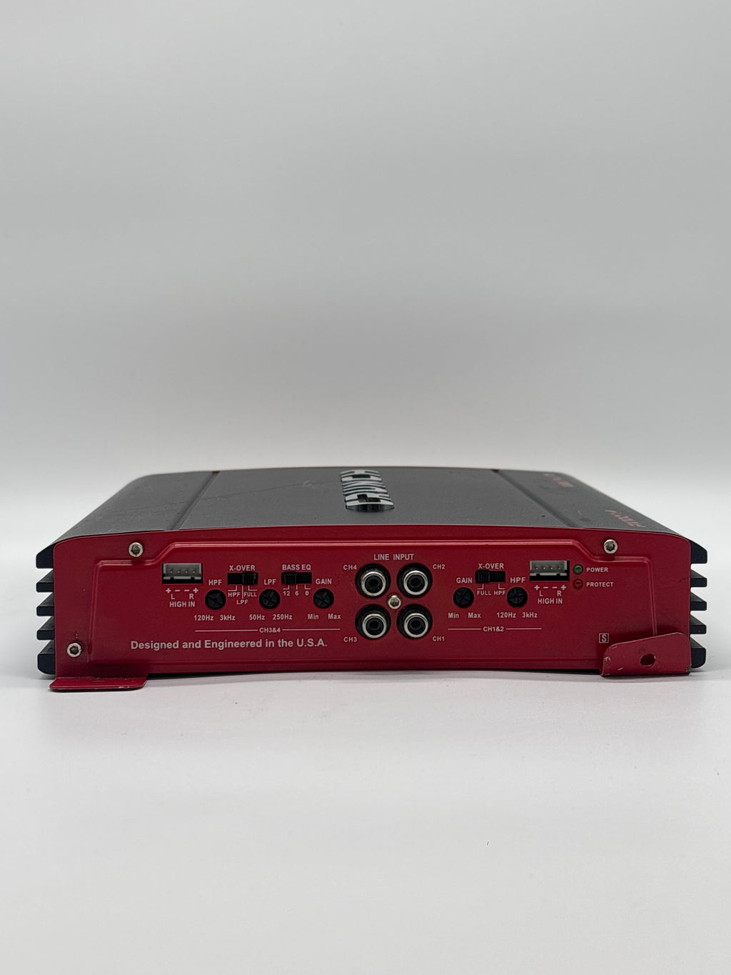 TX01-27470 Crunch PX-1025.4 Car Audio Amplifier 1000W RMS 4 Channels Black Condition B