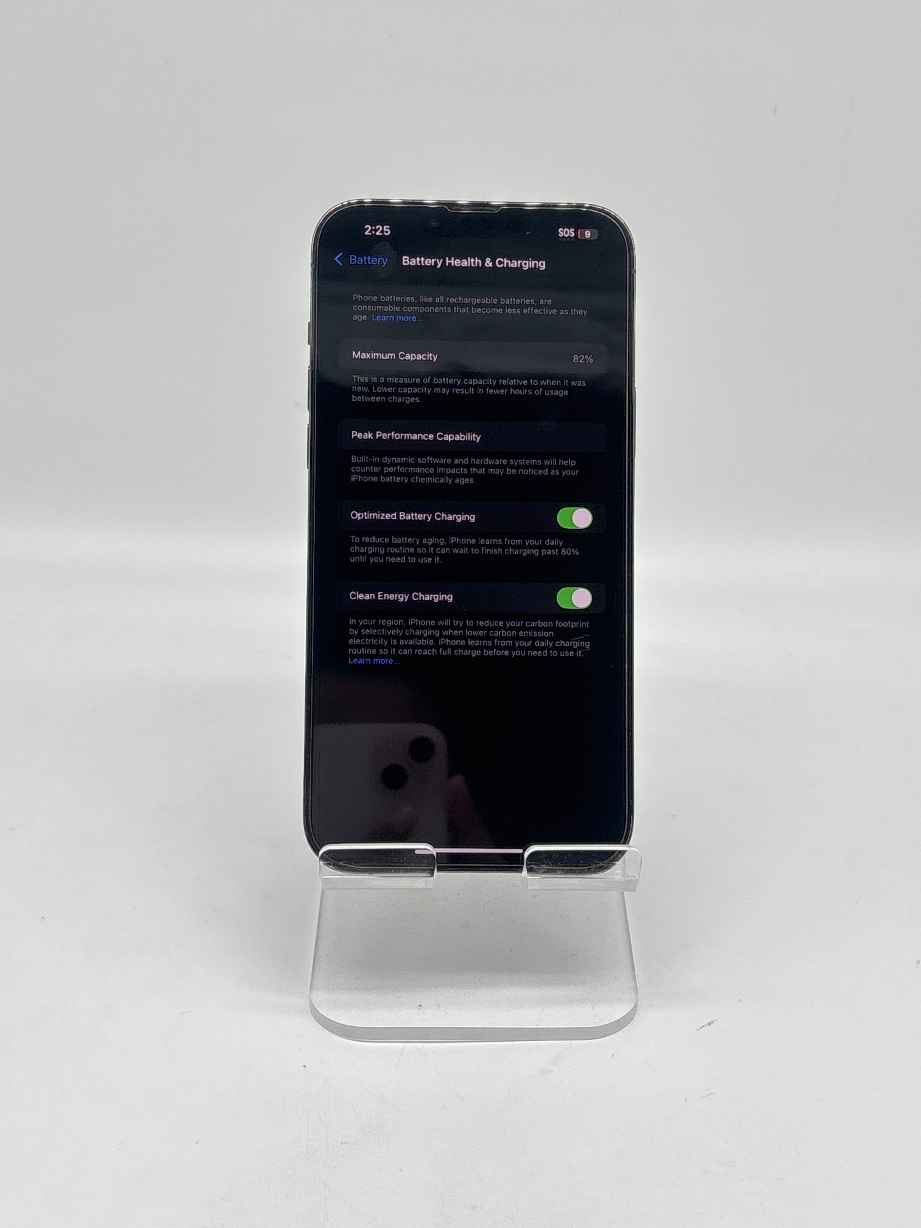 Apple iPhone 13 Pro Max 128GB  Carrier Locked (Cricket) Space Gray - Used