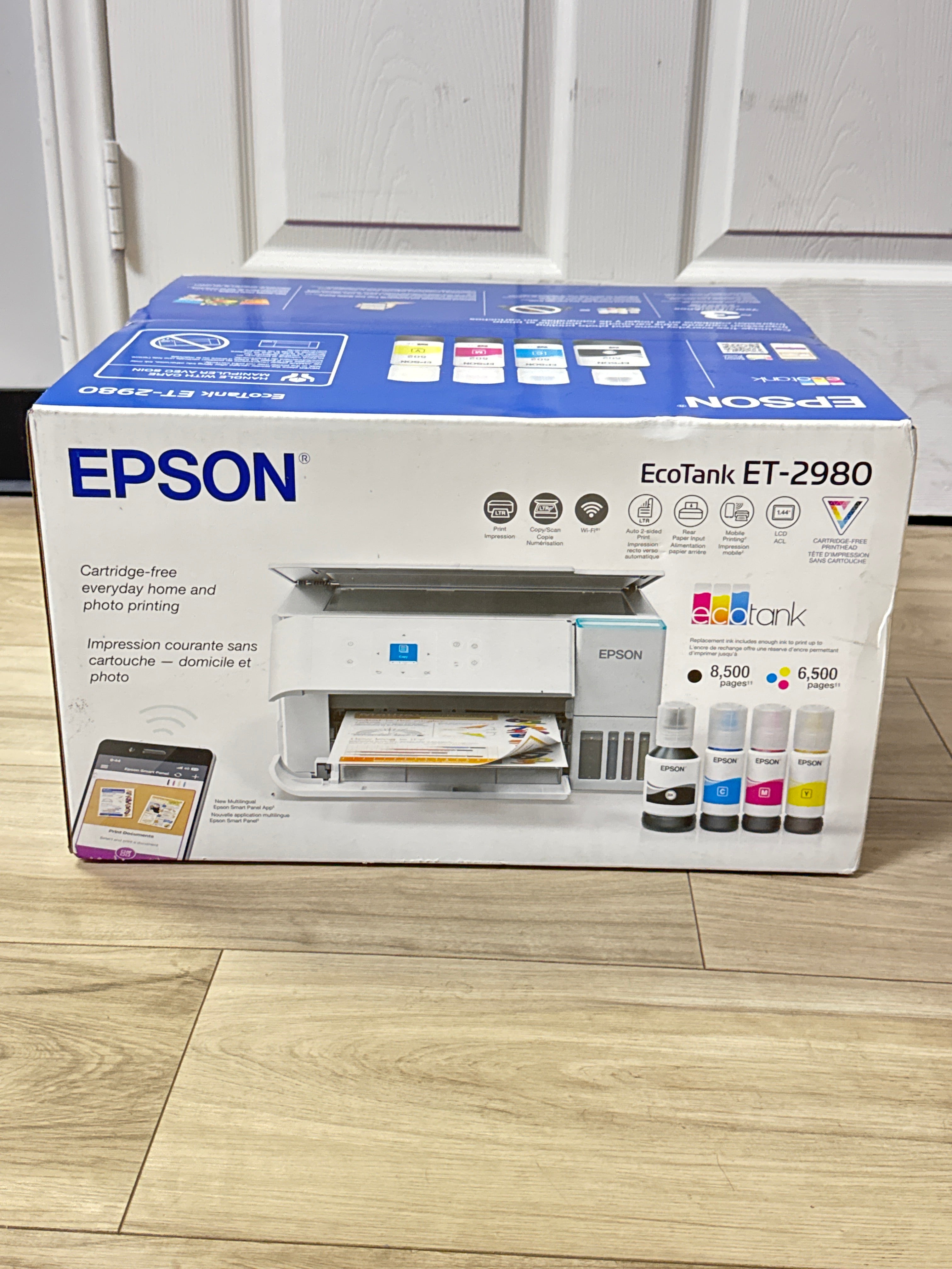 Epson EcoTank ET-2980 All-In-One Wireless Printer - New in Box