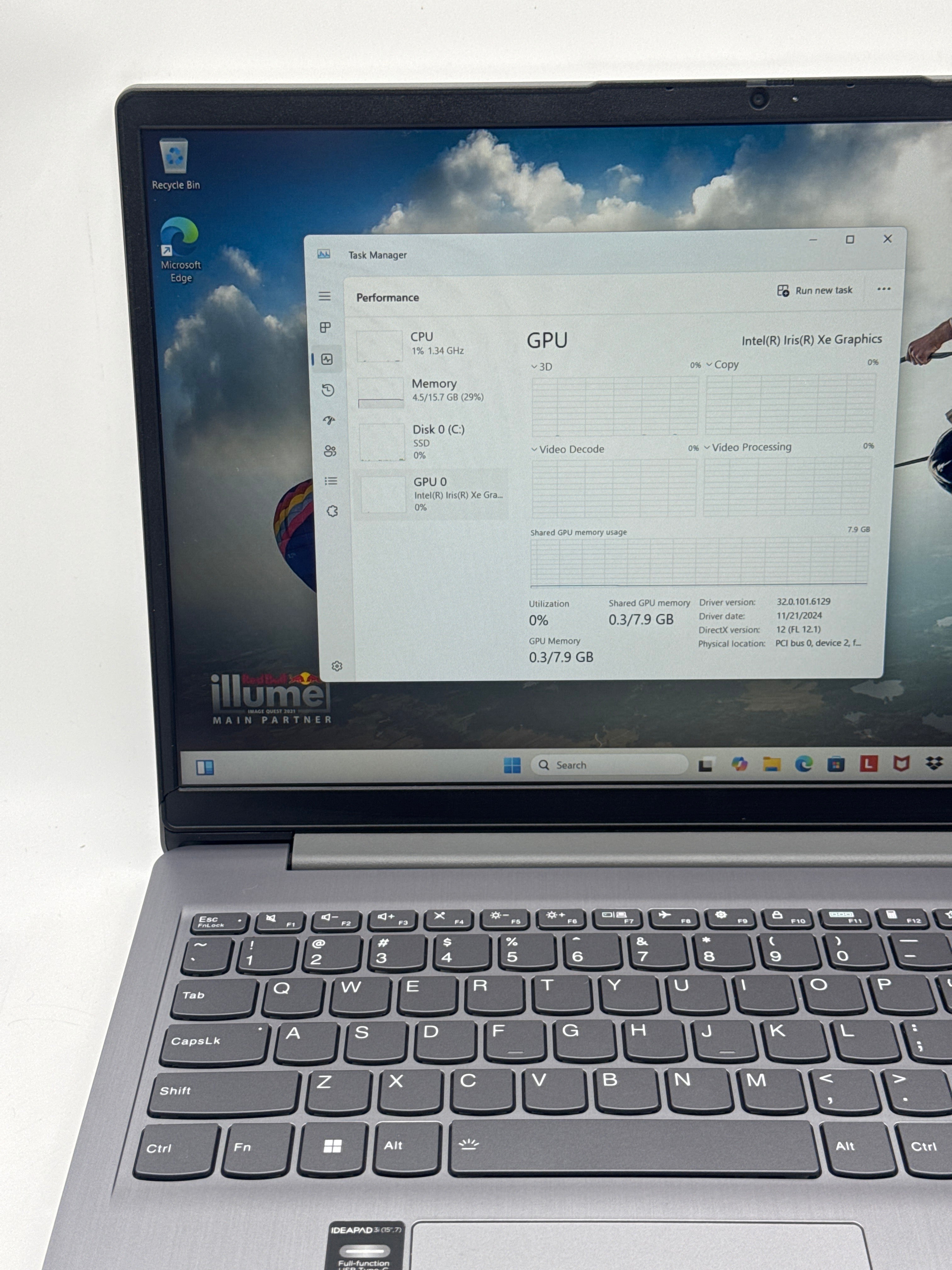 Lenovo IdeaPad 3 15IAU7 Touch i7-1255U 16GB RAM 512GB SSD
