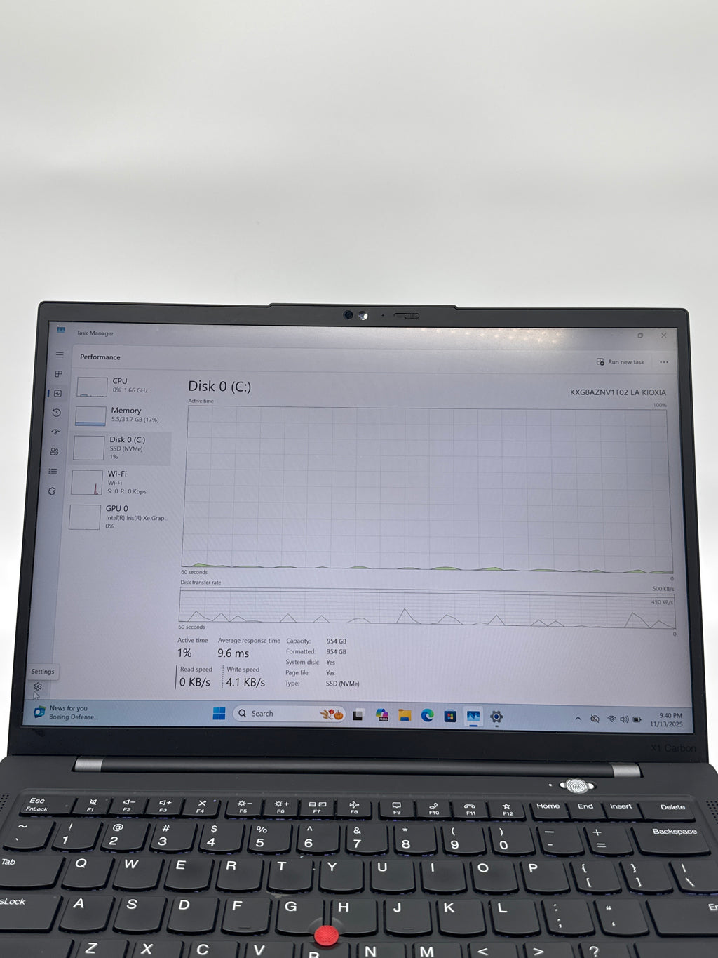 Lenovo ThinkPad X1 Gen 11 14 inch Touch Screen 13th Gen Intel i7 32GB Ram 1TB SSD