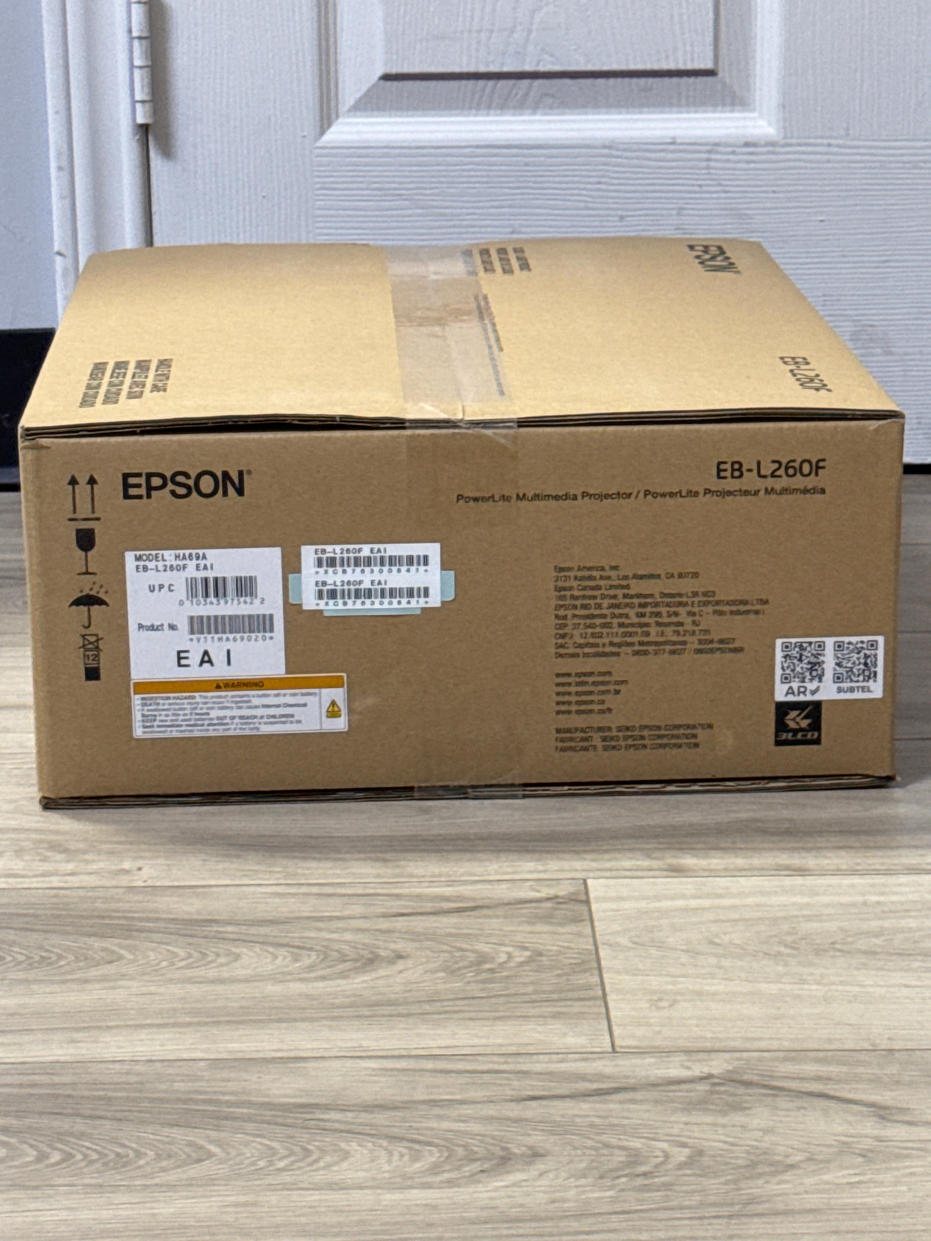 Epson EB-L260F 4600 Lumens Full HD 3LCD Laser Projector