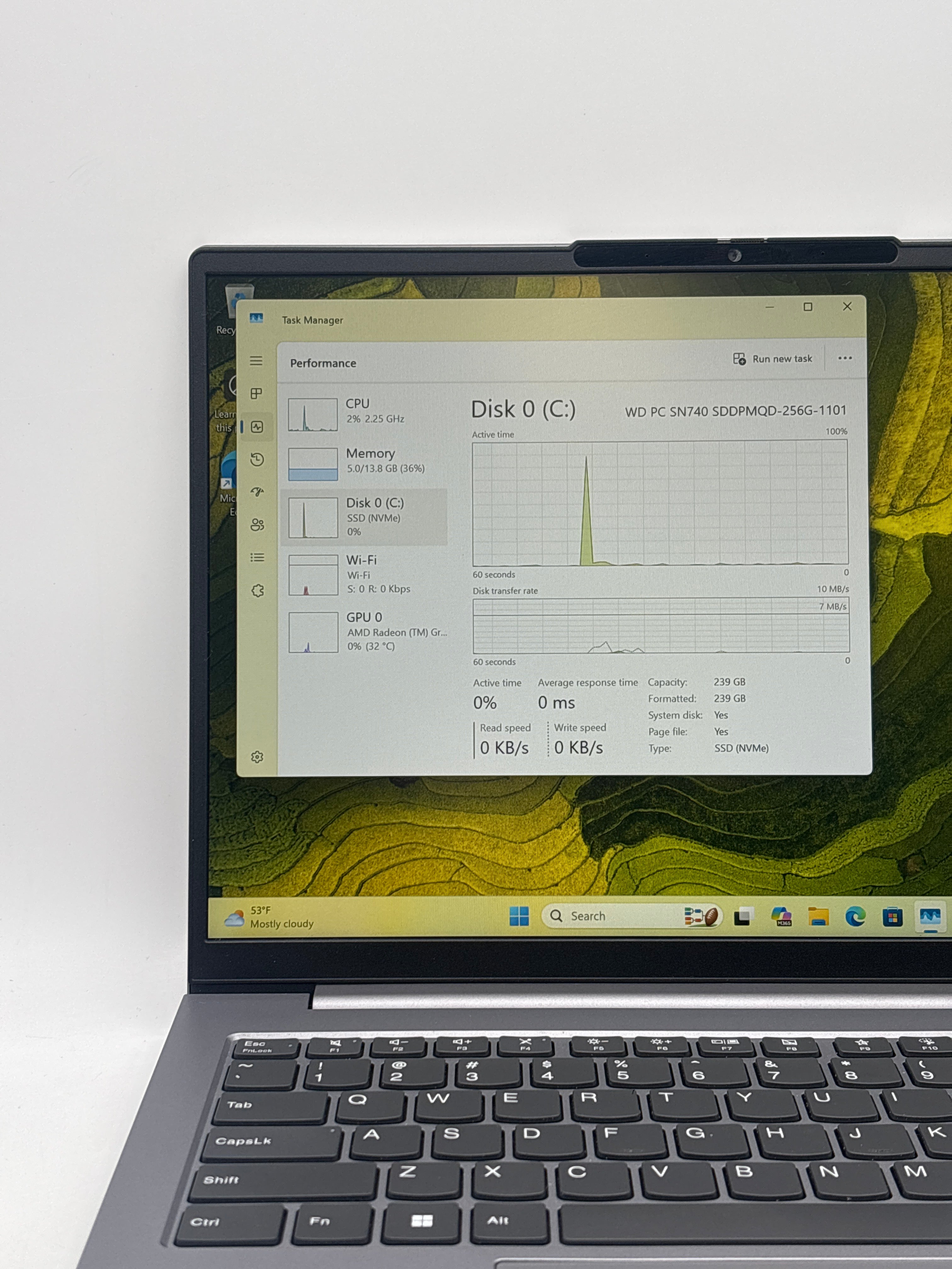 Lenovo Thinkbook 14 Ryzen 3 7330U 16GB RAM 256GB SSD