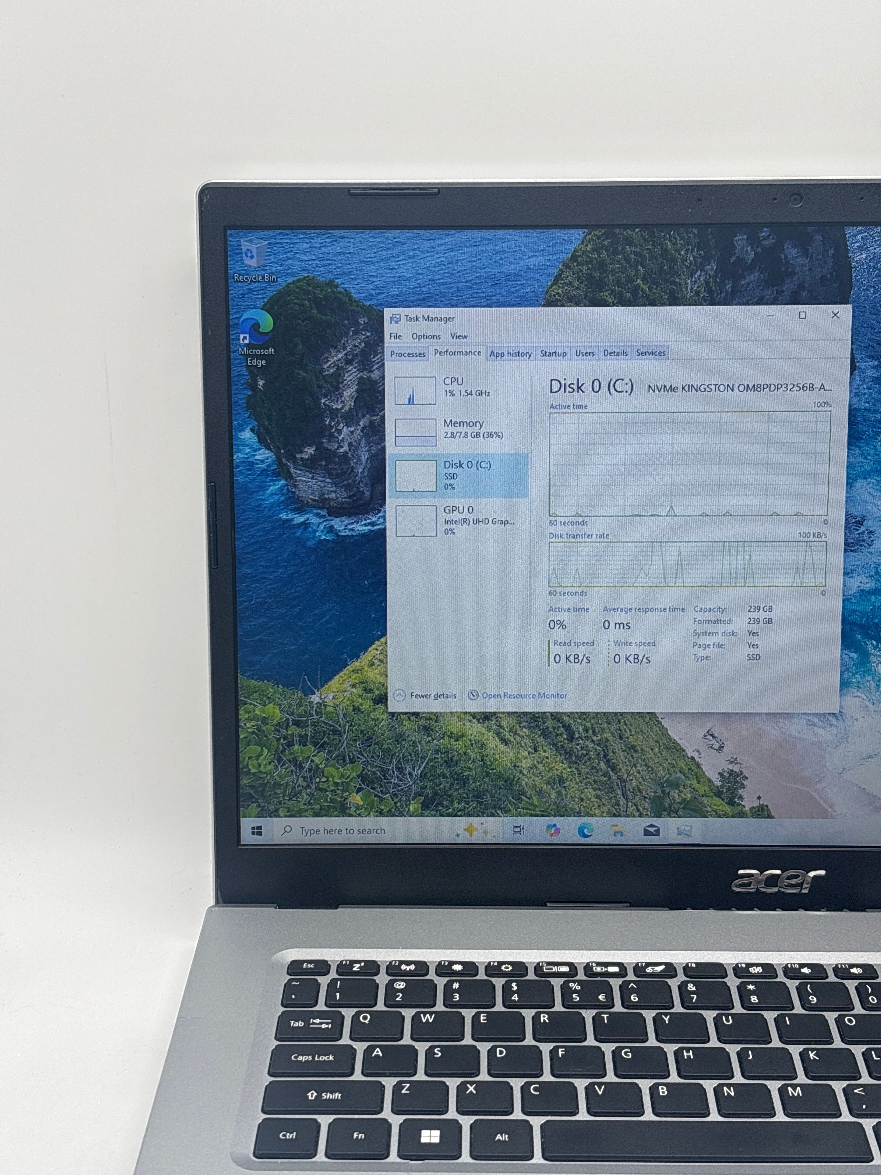 Acer Aspire 3 N20C6 i3-1115G4 8GB RAM 256GB SSD - Used