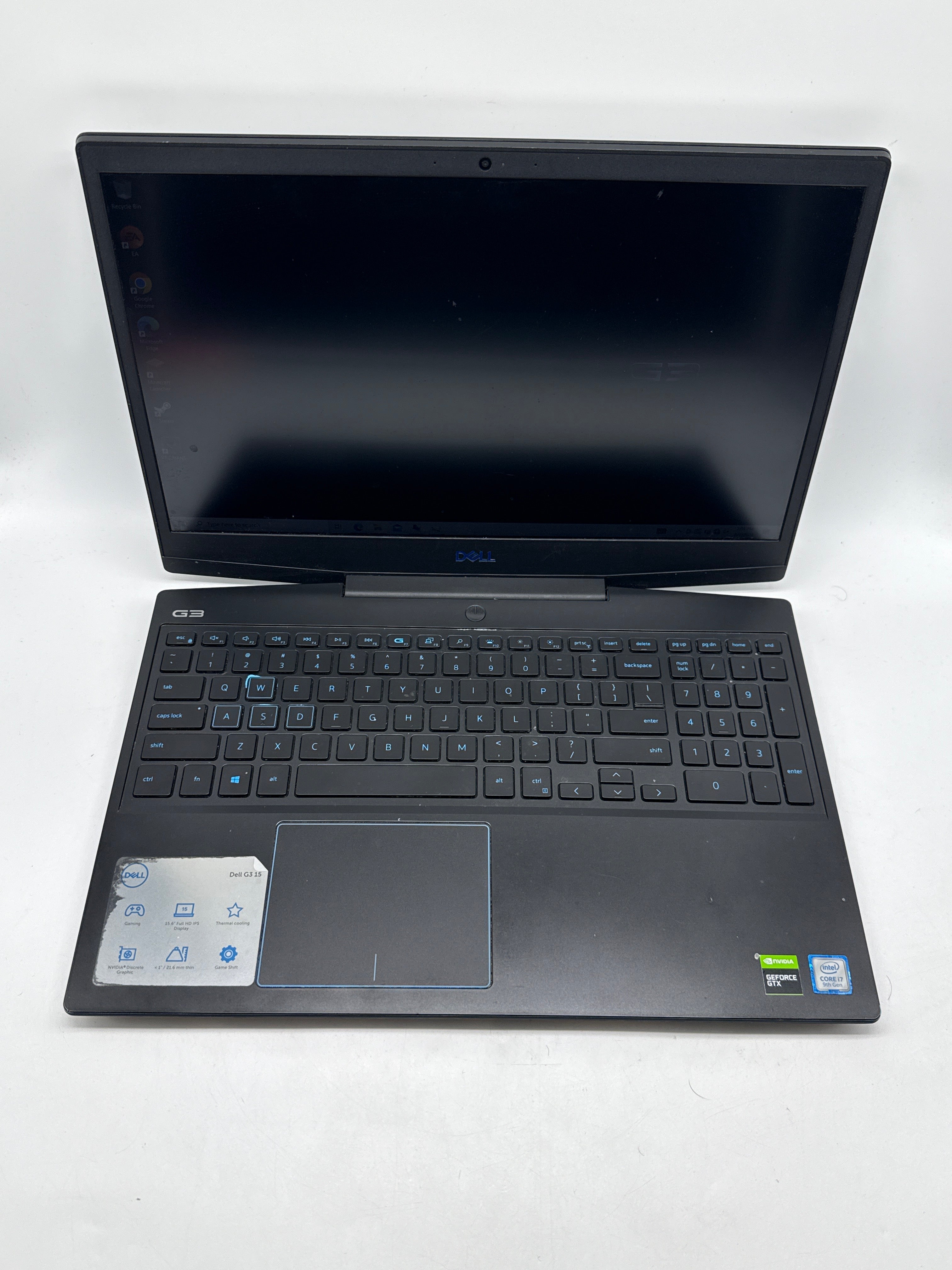 Dell G3 3590 15" Core i7-9750H 16GB 512GB SSD GTX 1660 Ti - For Parts