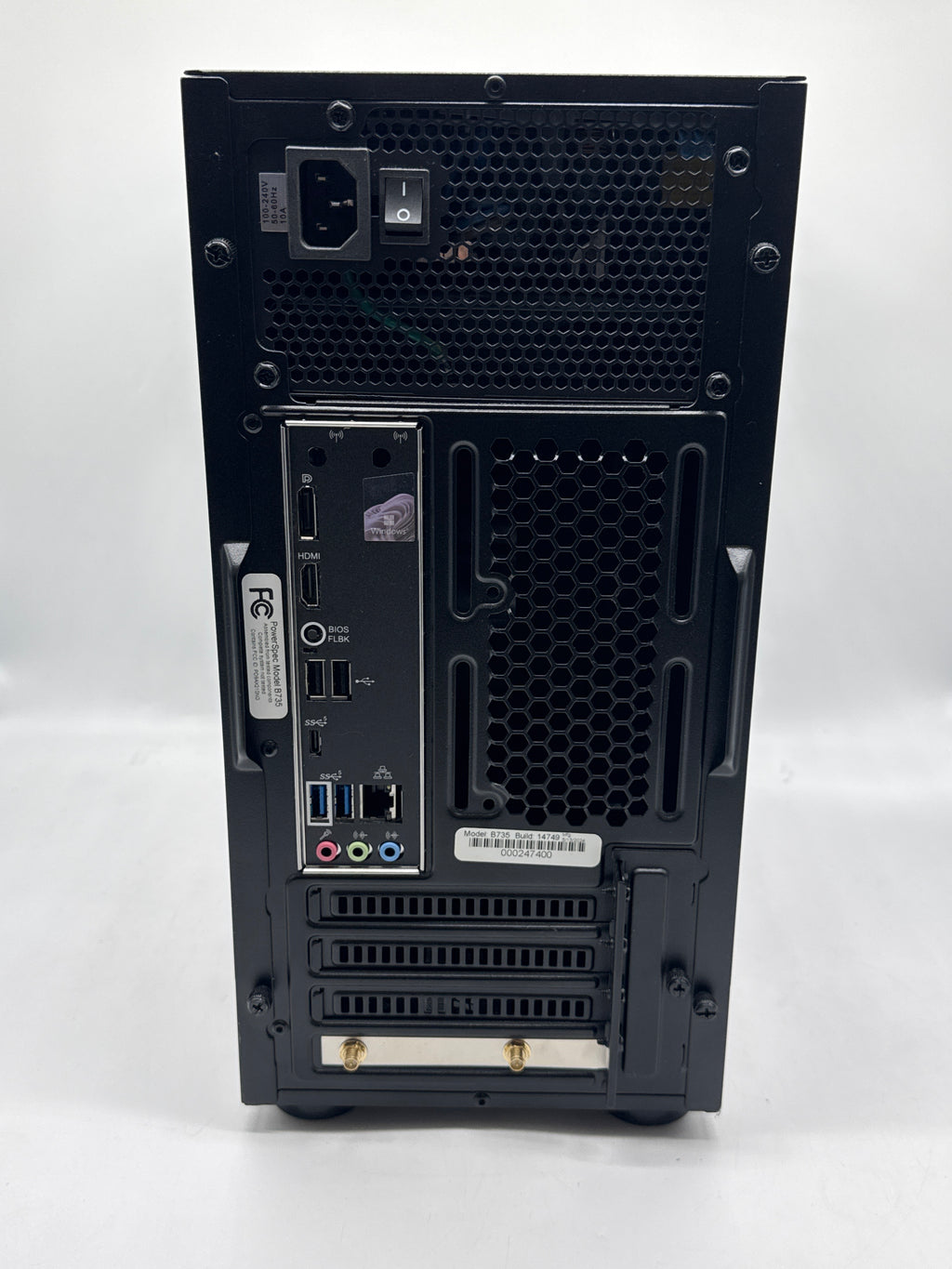 PowerSpec 7745 AMD Ryzen 7 Pro 8-Core 32GB RAM 1TB SSD AMD Radeon - Used