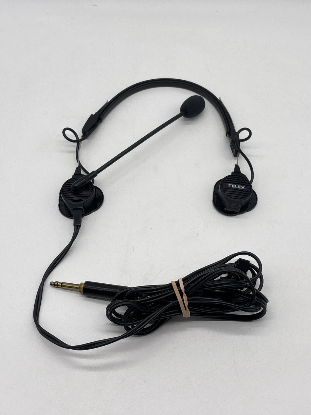 Telex Airman 750 Black Aviation Headset Without Ear Cushions Used