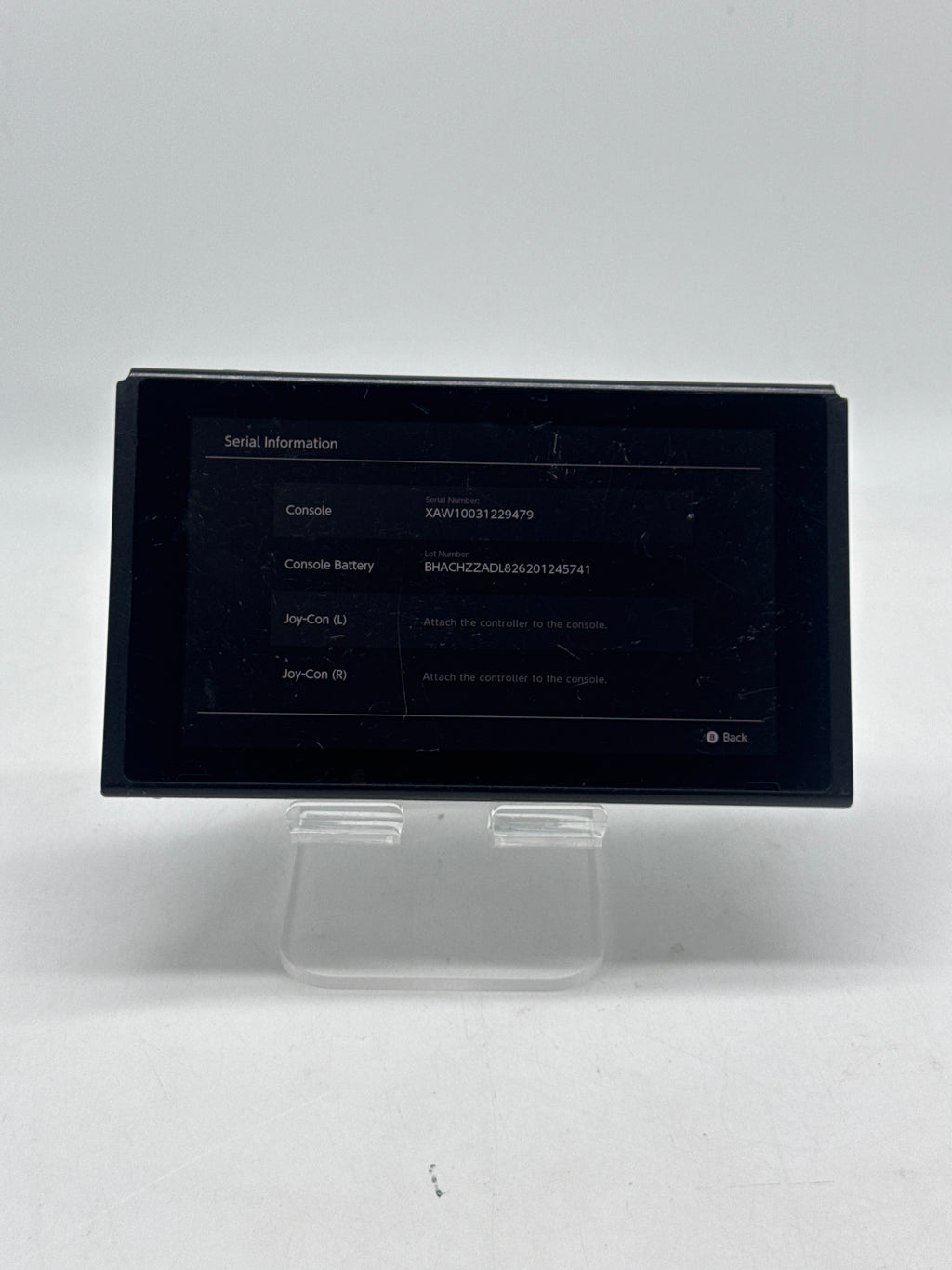 Nintendo Switch HAC-001 32GB Console Tablet Only Tested Working