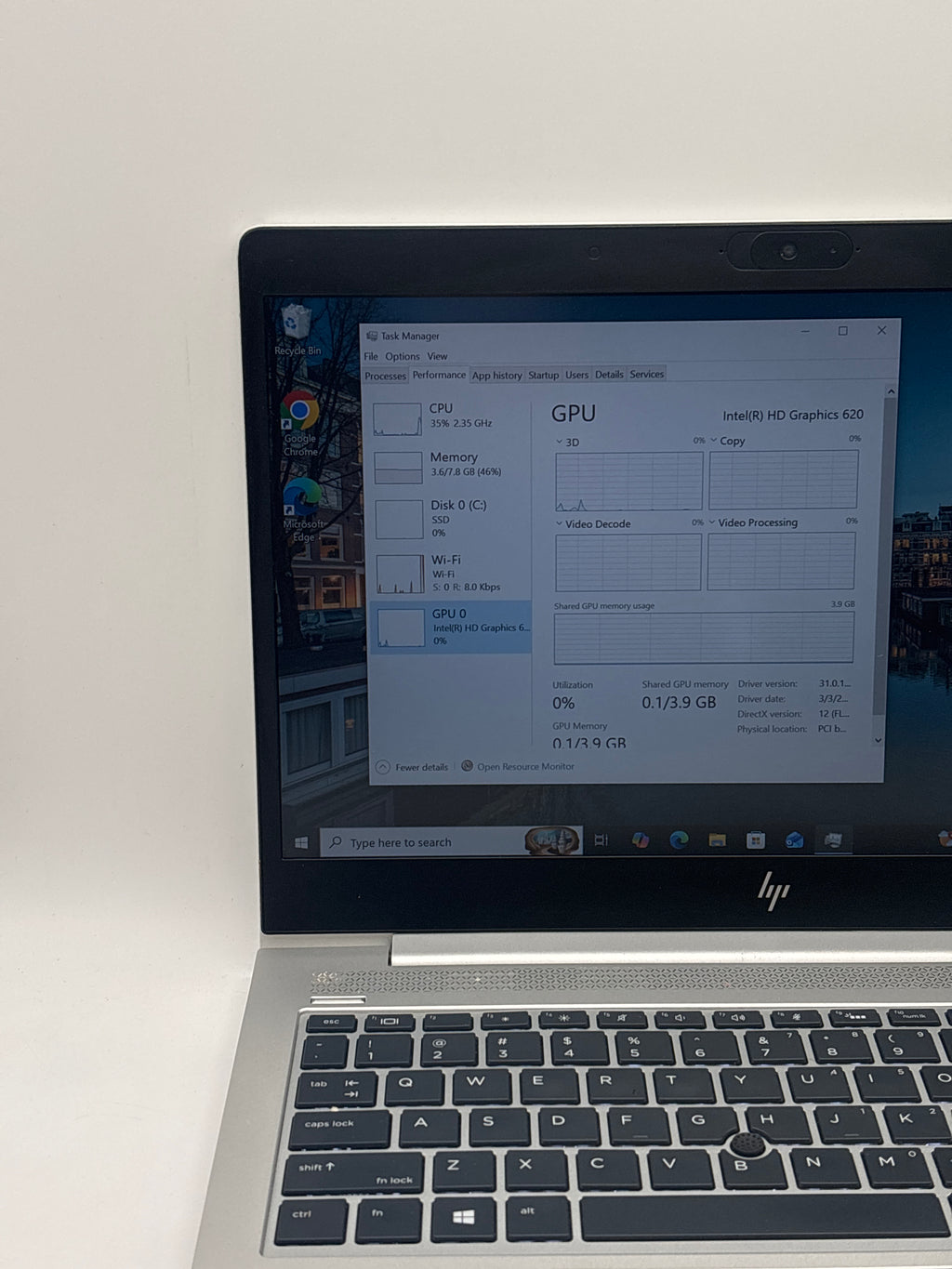 HP EliteBook 840 G5 i5-7300U 8GB RAM 256GB SSD - Used