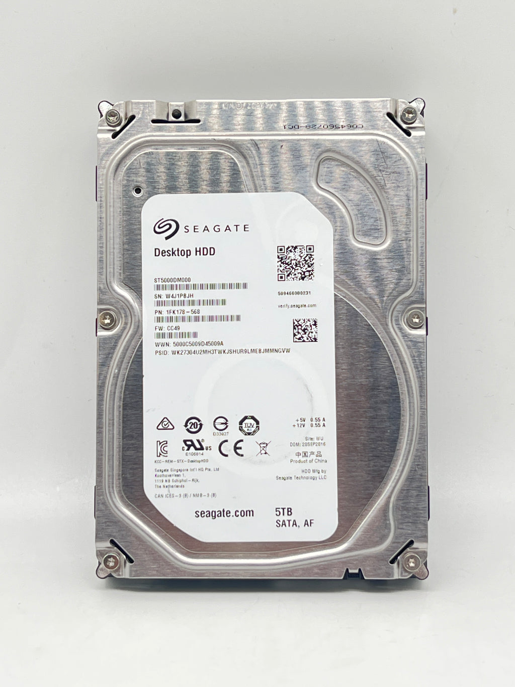 Seagate Desktop HDD 5TB ST5000DM000 128MB Cache SATA 6Gb/s 3.5"