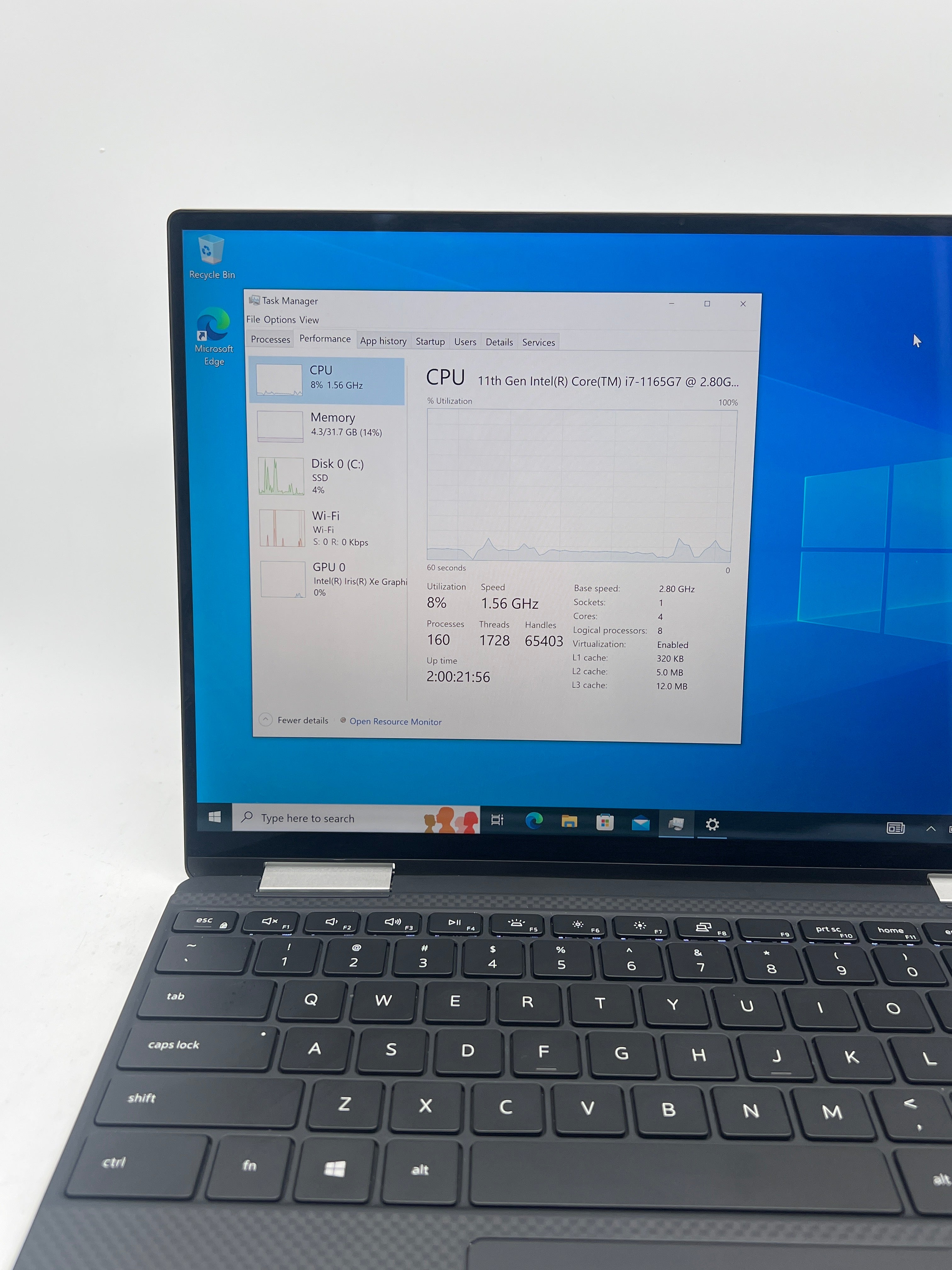 Dell XPS 13 9310 2-in-1 i7-1165G7 32GB RAM 1TB SSD 4K - Used
