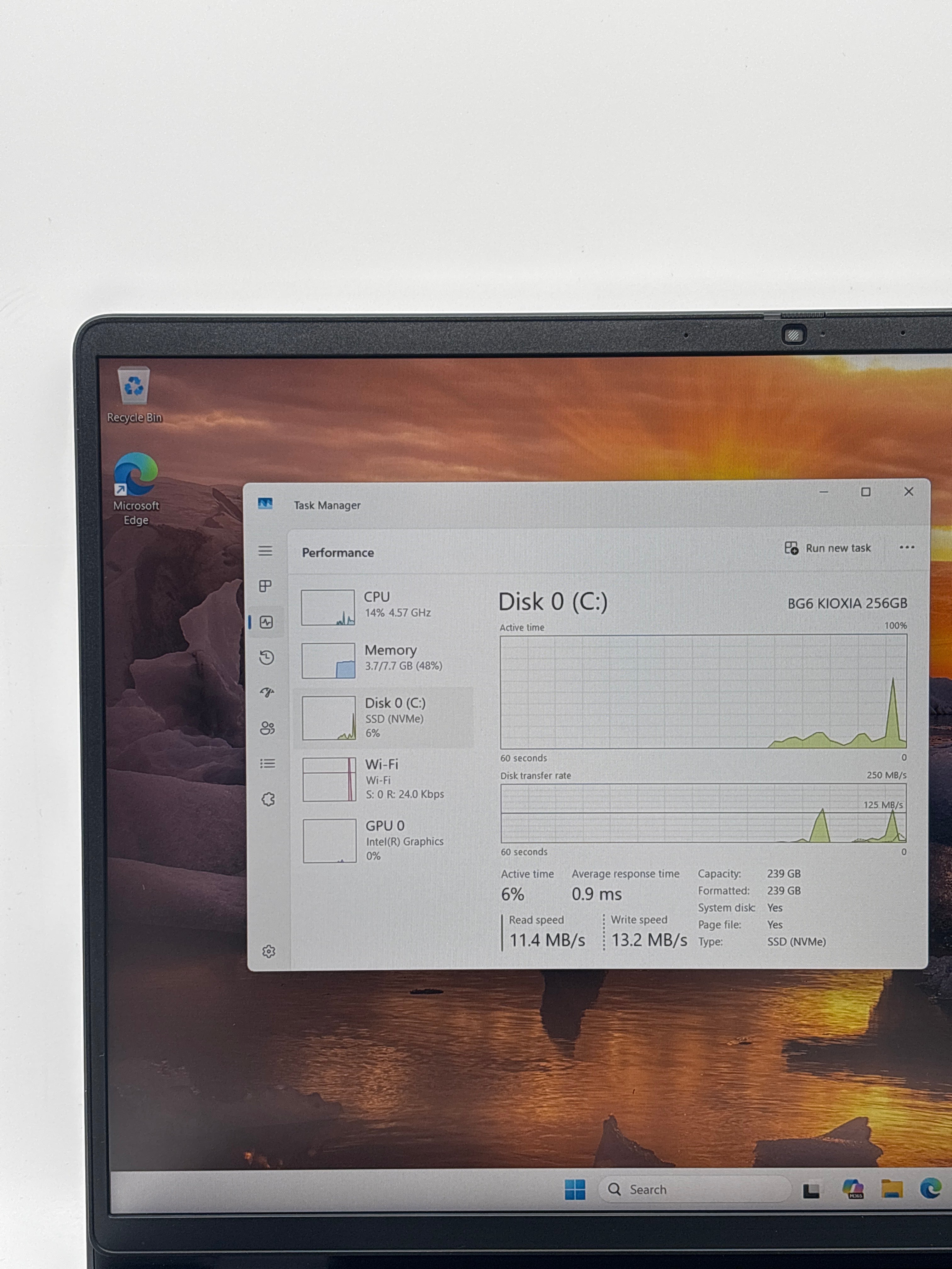 Dell Pro 16 PC16250 i3 100U 8GB RAM 256GB SSD Black